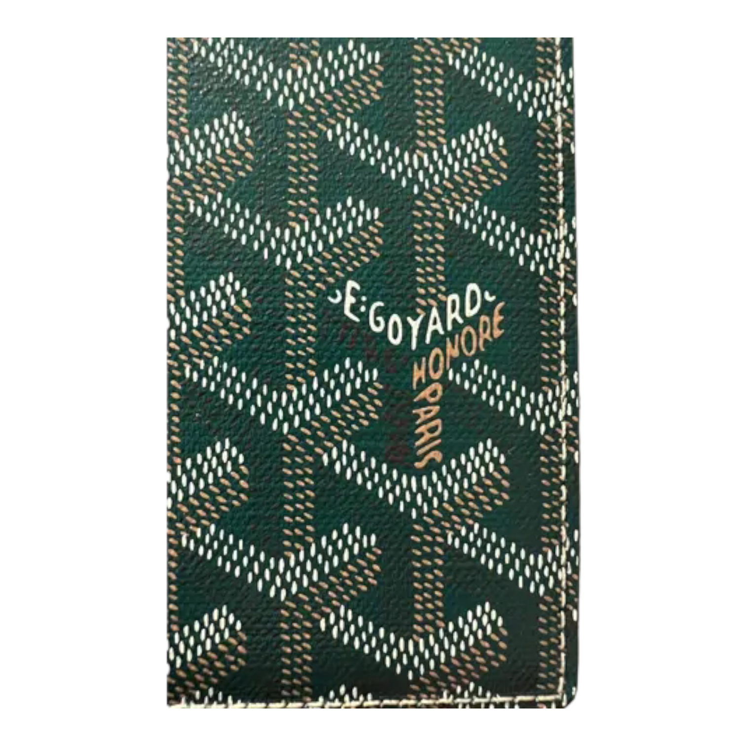 Green goyard wallet hotsell