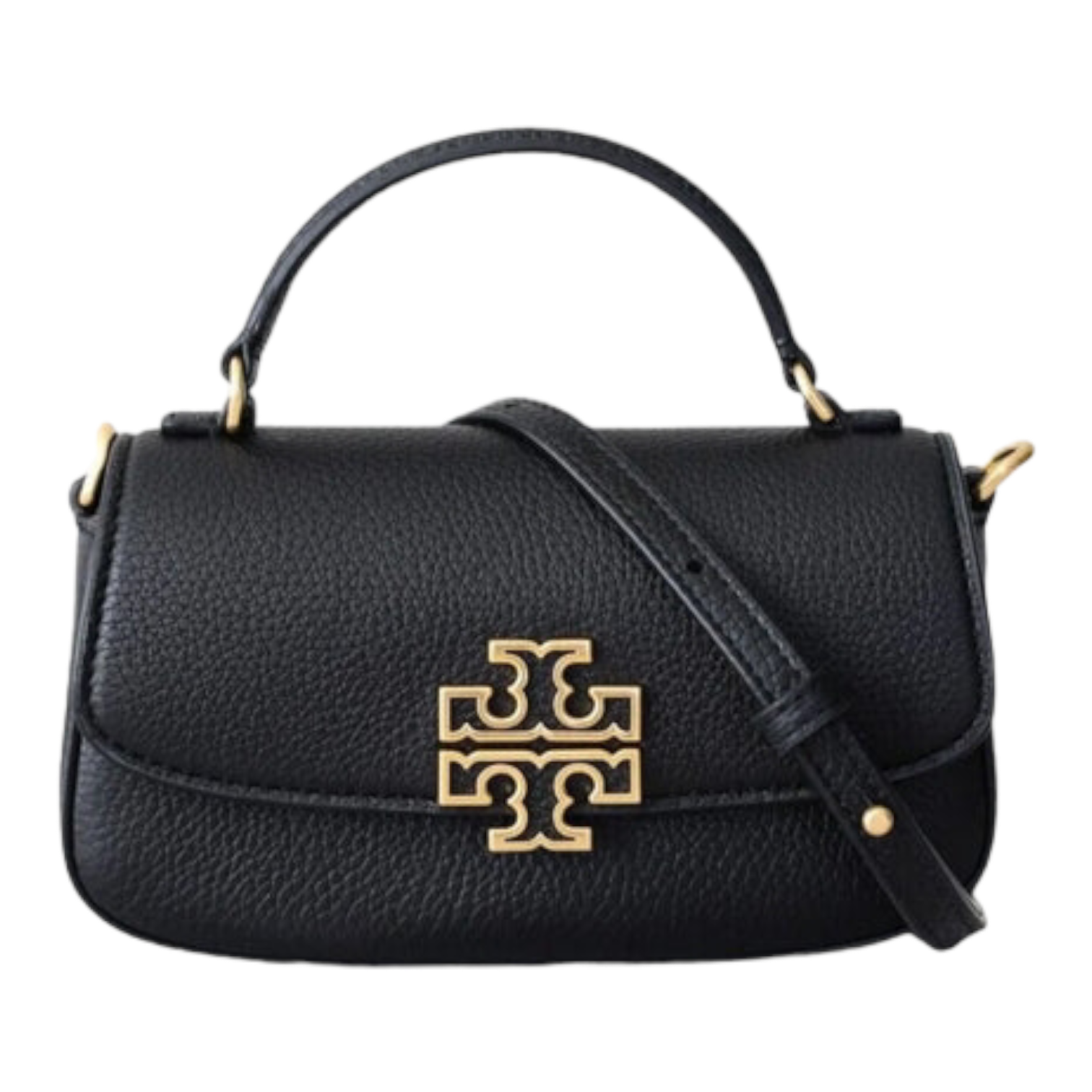 Tory burch britten satchel black sale
