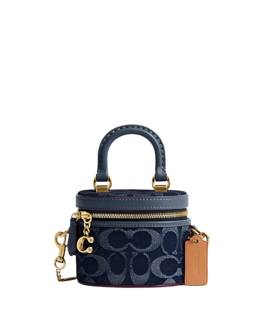 Coach Trail Crossbody 12 In Signature Denim