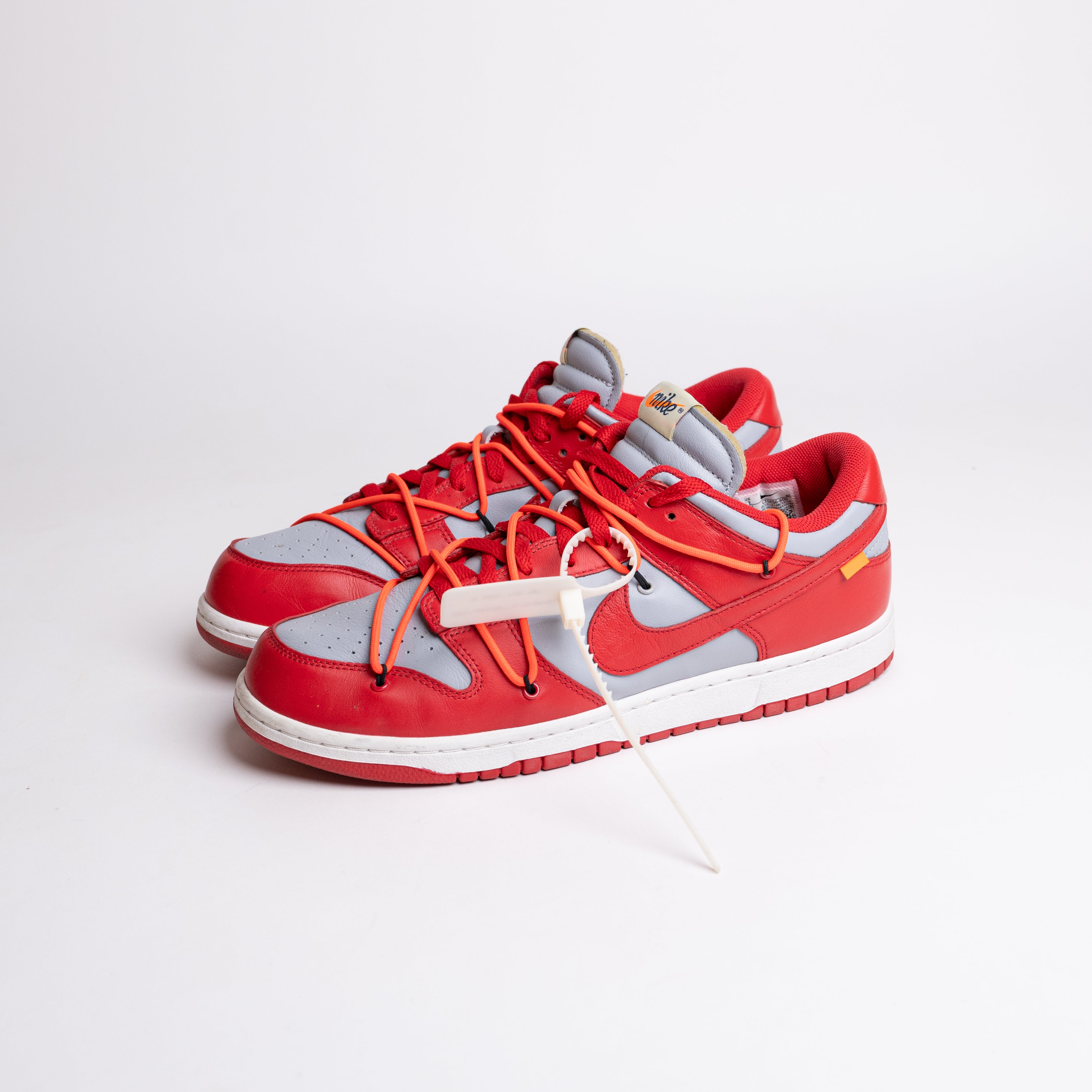 NIKE DUNK LOW OFF-WHITE UNIVERSITY RED UK11