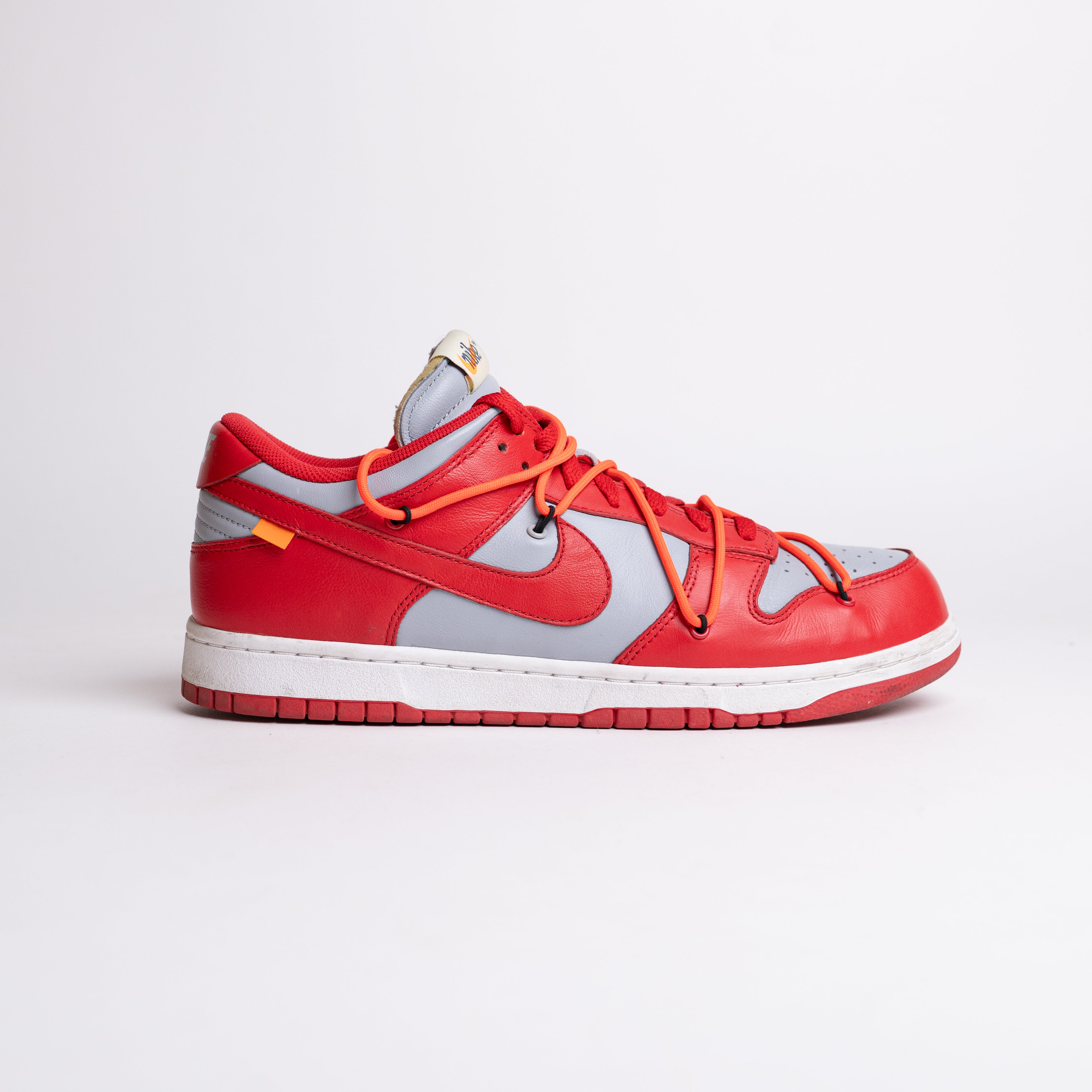 NIKE DUNK LOW OFF-WHITE UNIVERSITY RED UK11