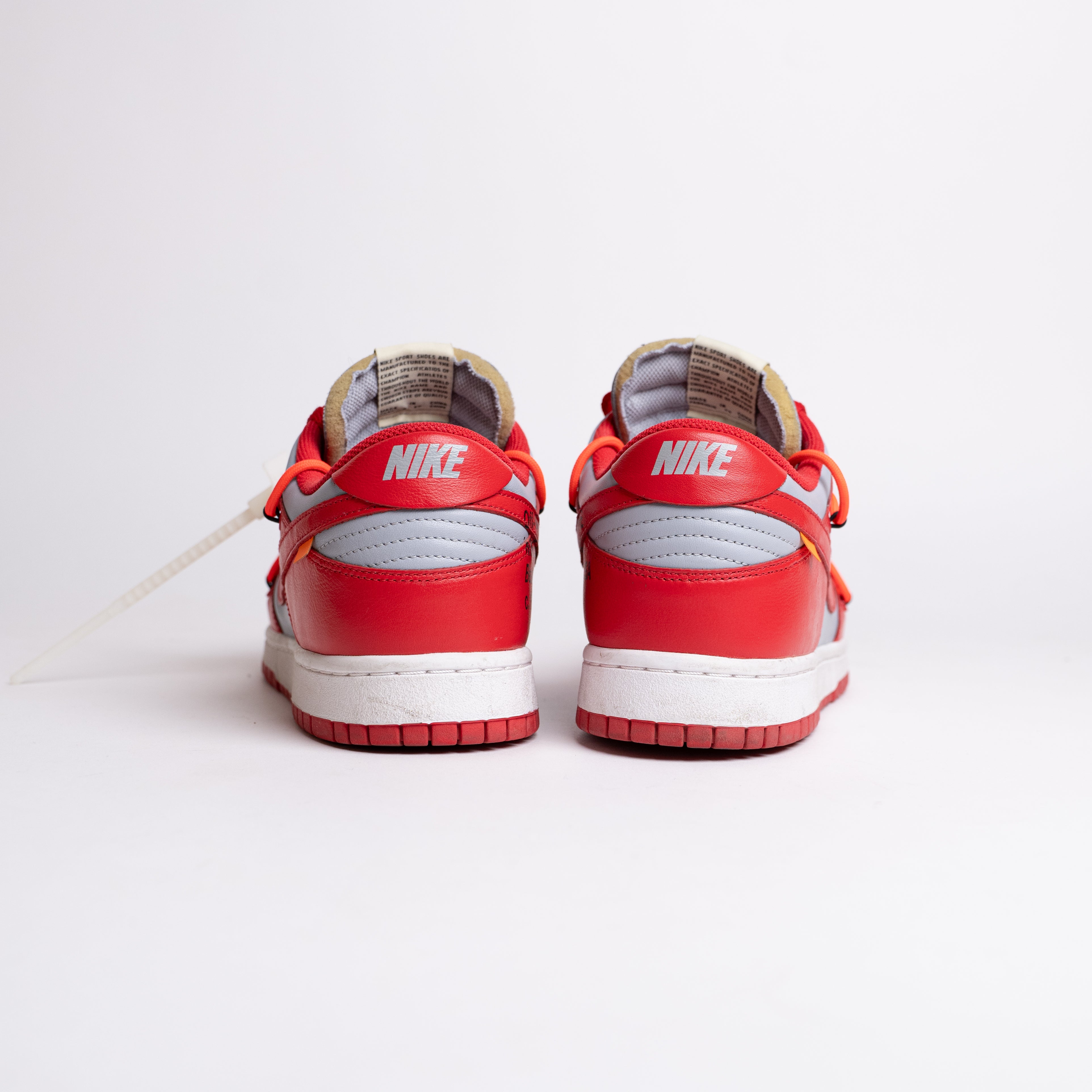 NIKE DUNK LOW OFF-WHITE UNIVERSITY RED UK11