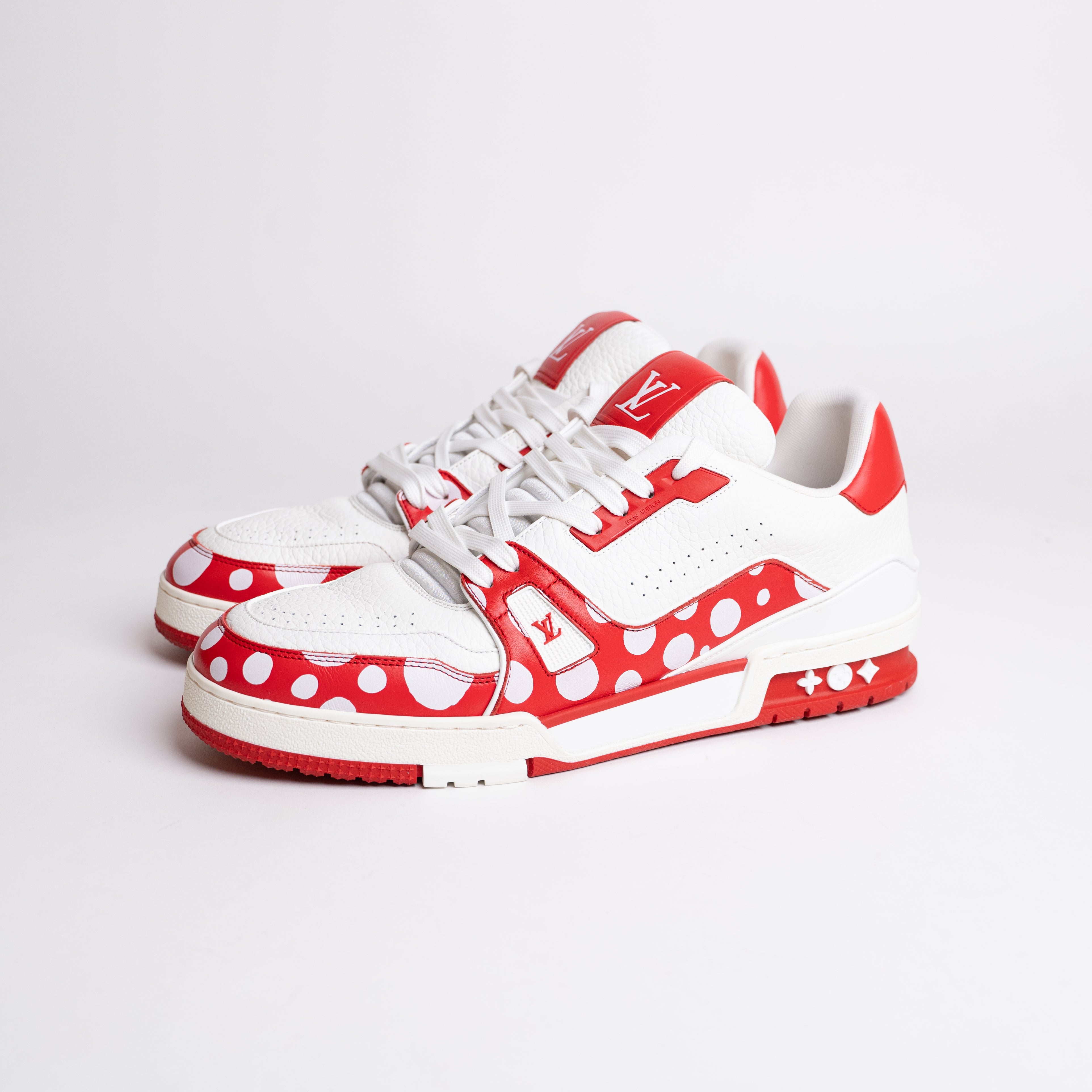 LOUIS VUITTON LV TRAINER YAYOI KUSAMA RED WHITE LV9