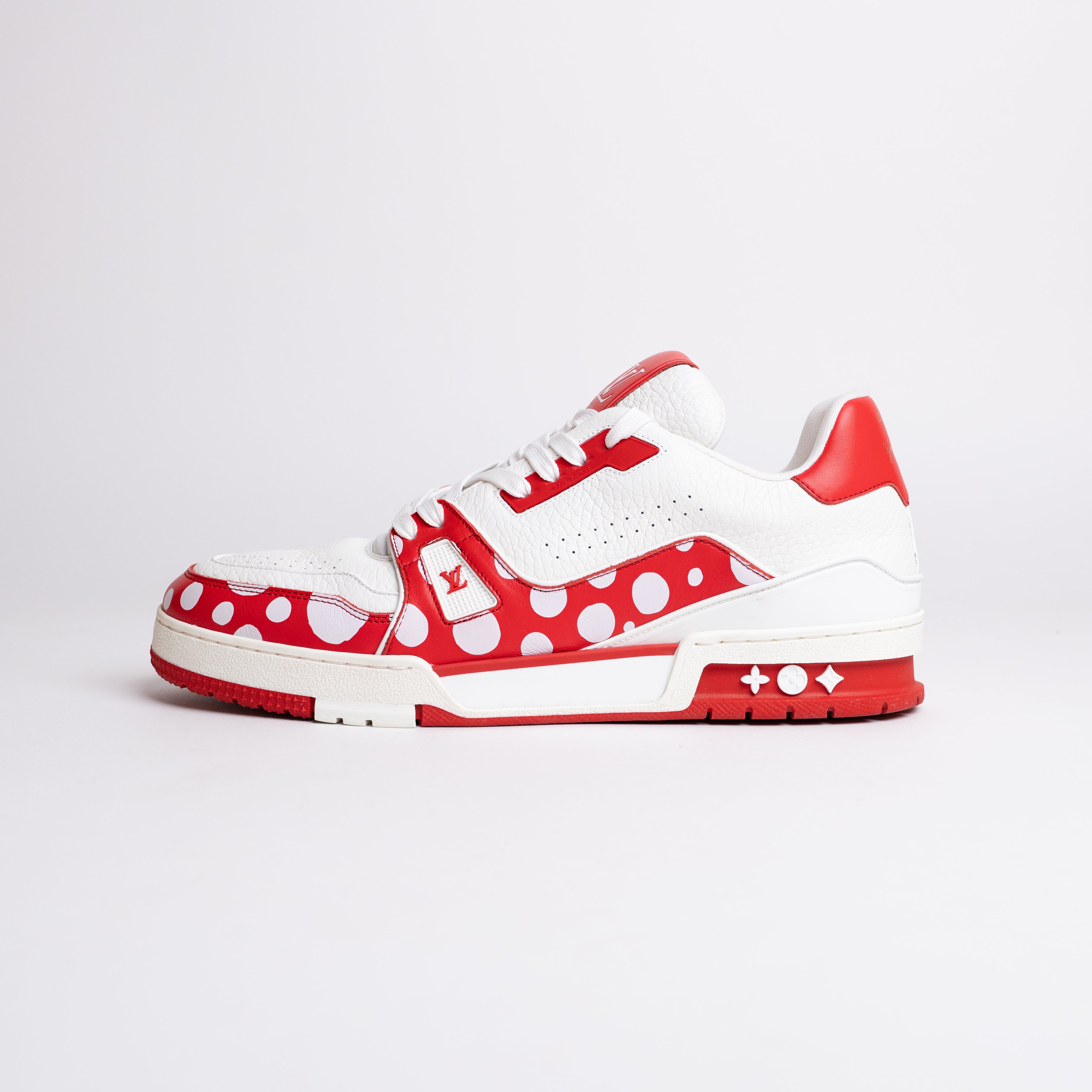 LOUIS VUITTON LV TRAINER YAYOI KUSAMA RED WHITE LV9