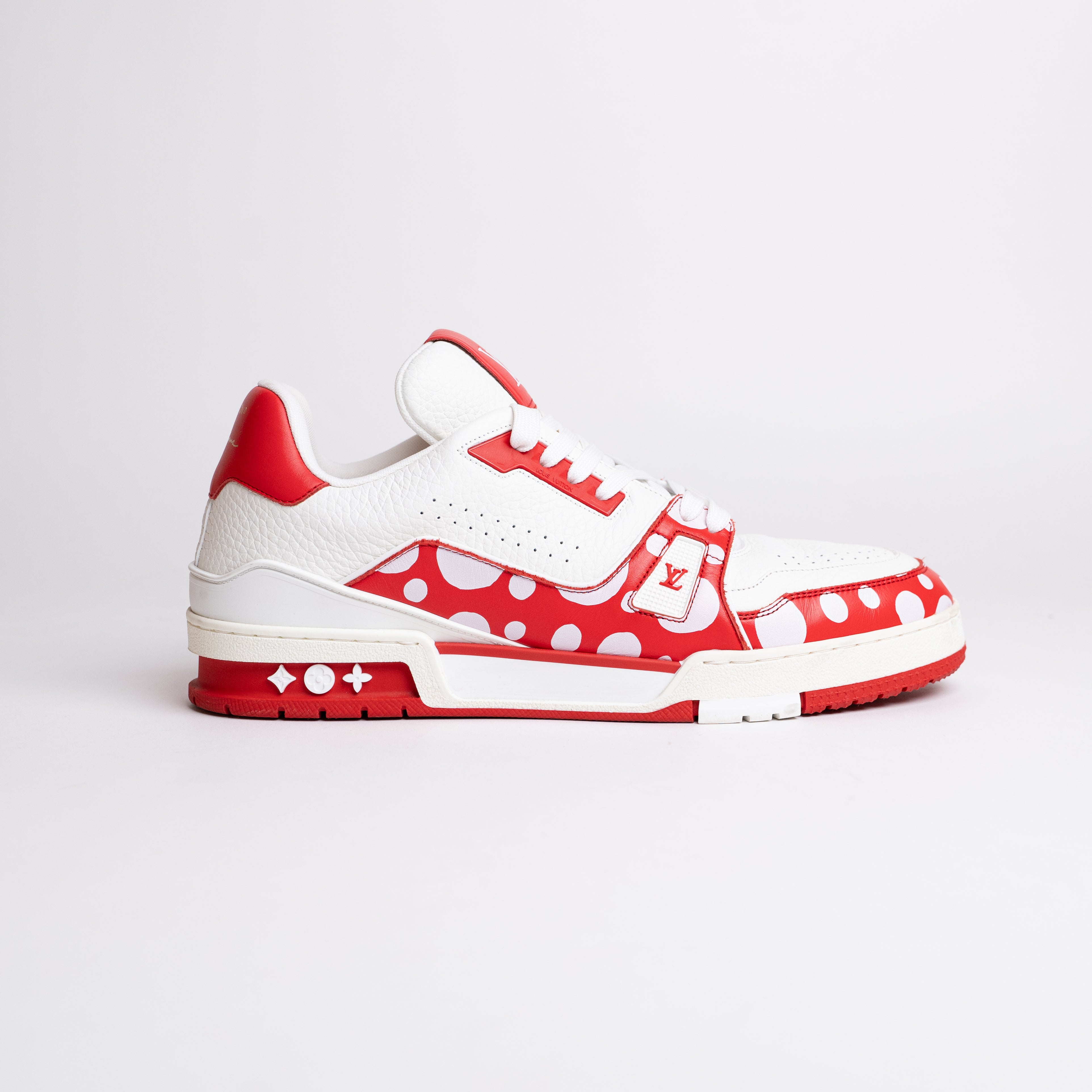 LOUIS VUITTON LV TRAINER YAYOI KUSAMA RED WHITE LV9