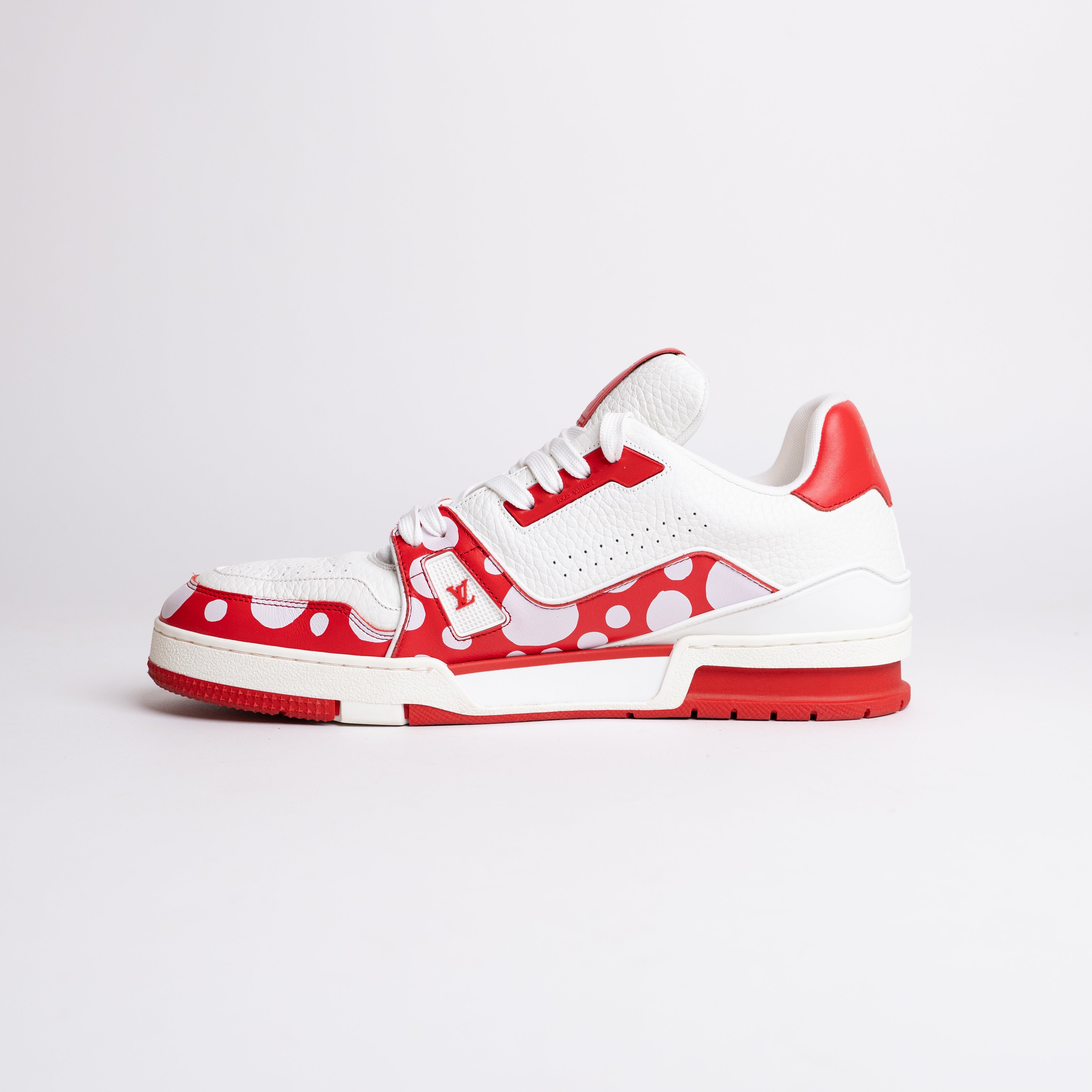 LOUIS VUITTON LV TRAINER YAYOI KUSAMA RED WHITE LV9