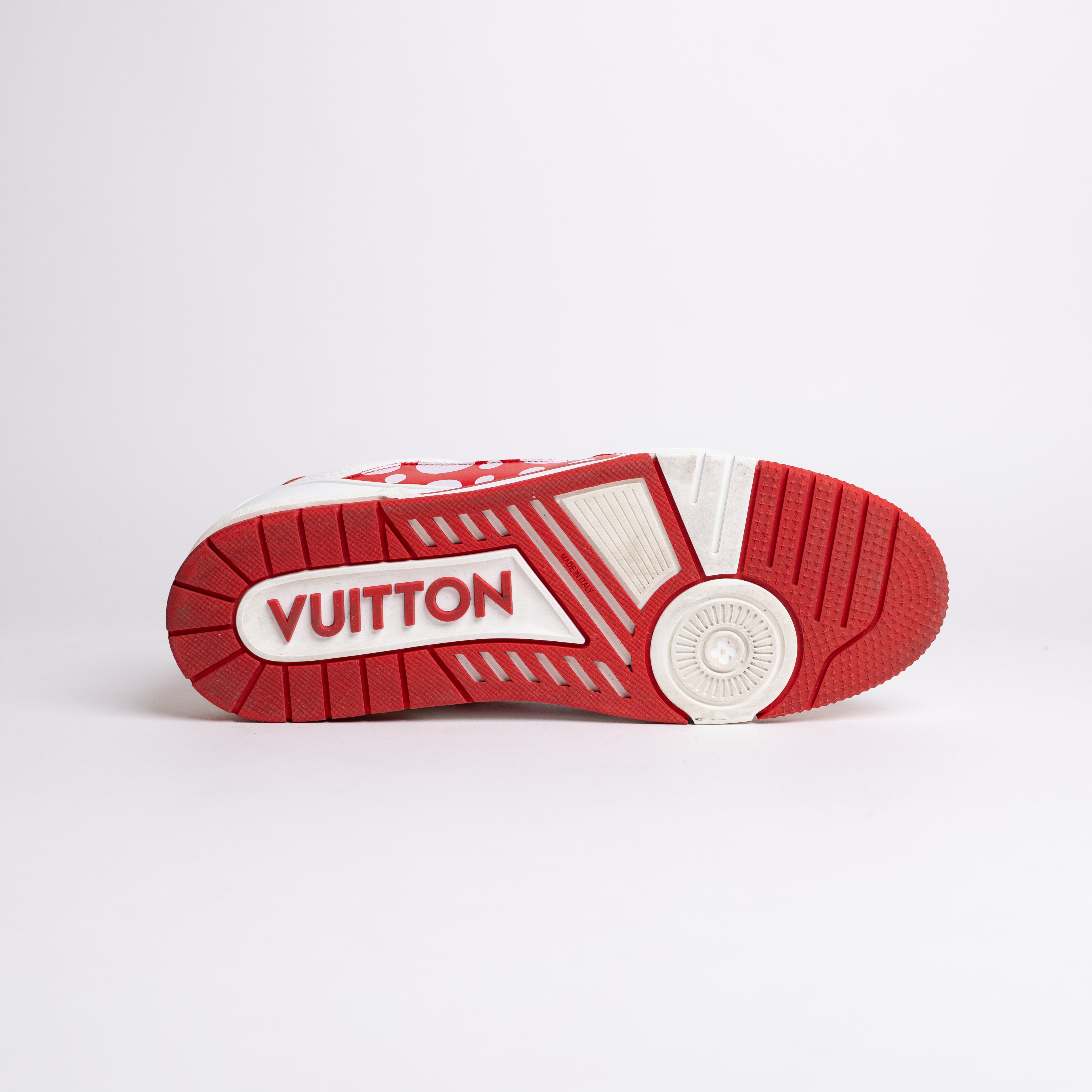 LOUIS VUITTON LV TRAINER YAYOI KUSAMA RED WHITE LV9