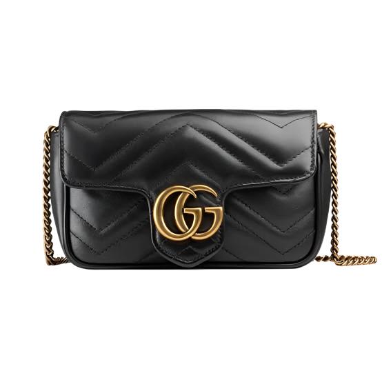 Gucci Marmont Black Super Mini