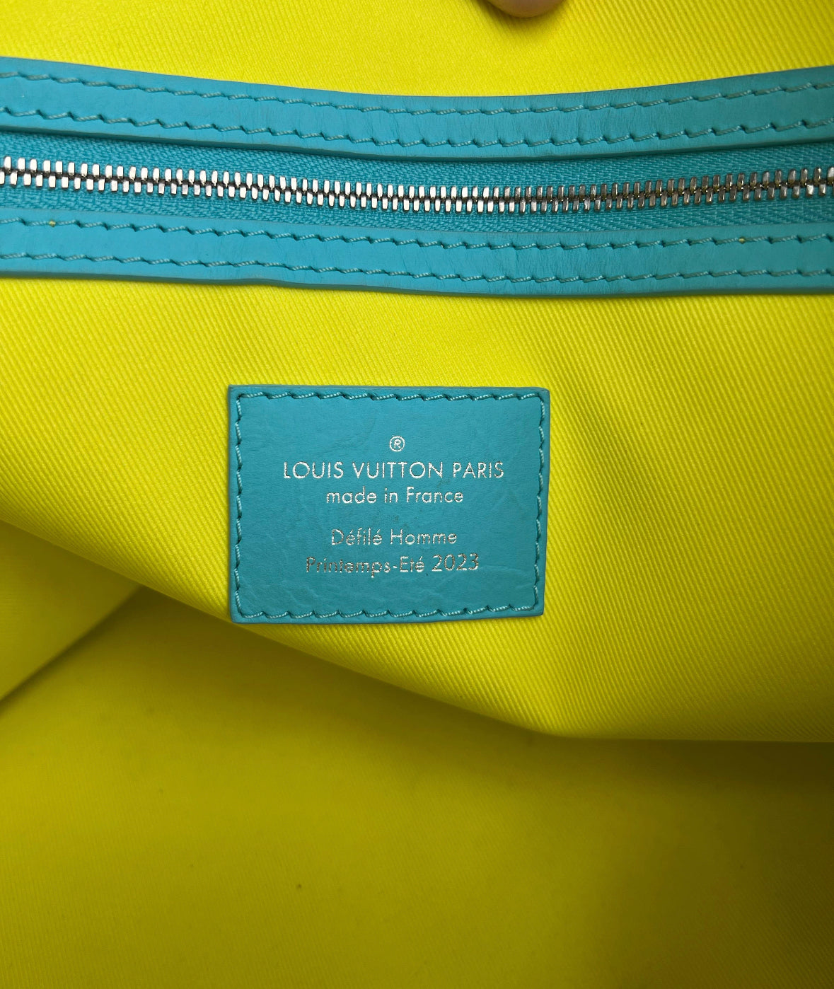 Louis Vuitton Keepall Cloth Travel Bag "Yellow"