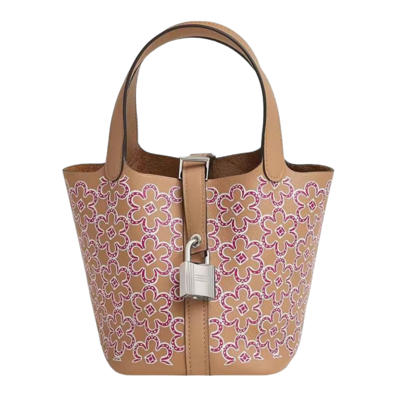 Hermes Picotin Micro Lucky Daisy "Palladium Hardware"