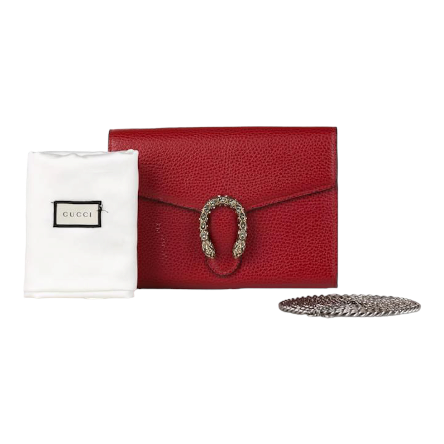 Gucci Red Mini Dionysus Wallet on Chain