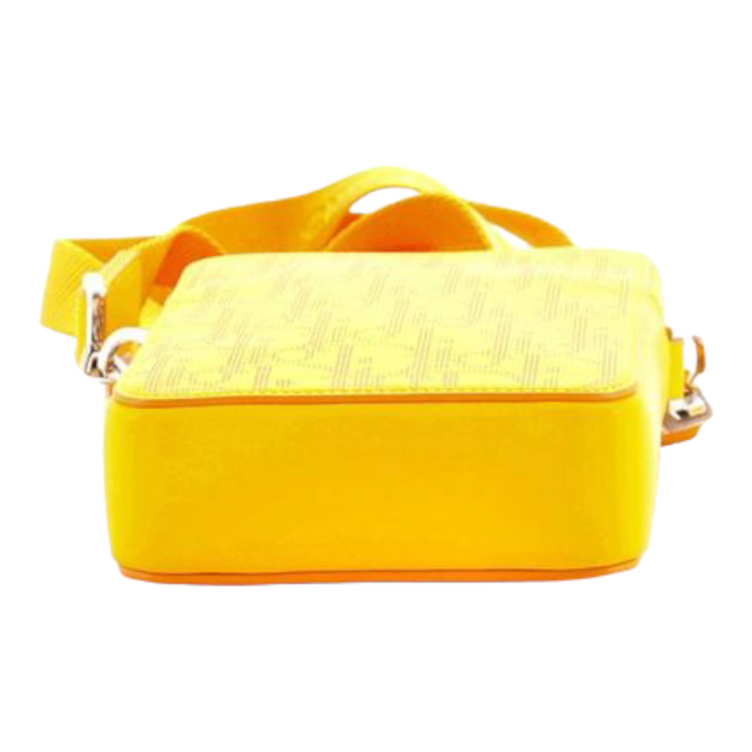 Dior World Tour Zip Messenger Pouch Oblique Galaxy Leather Yellow