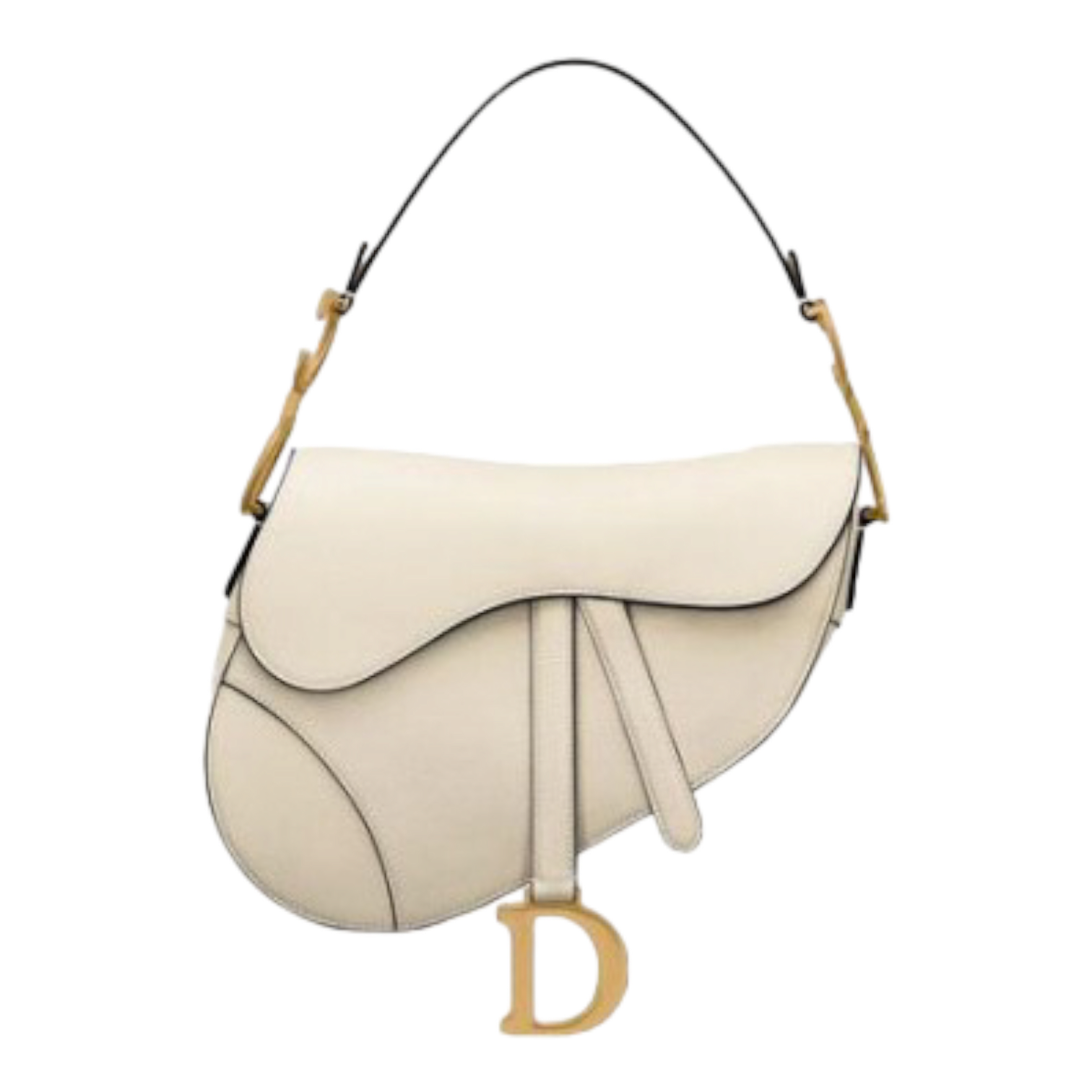 Dior Saddle Bag With Strap Grained Calfskin Women