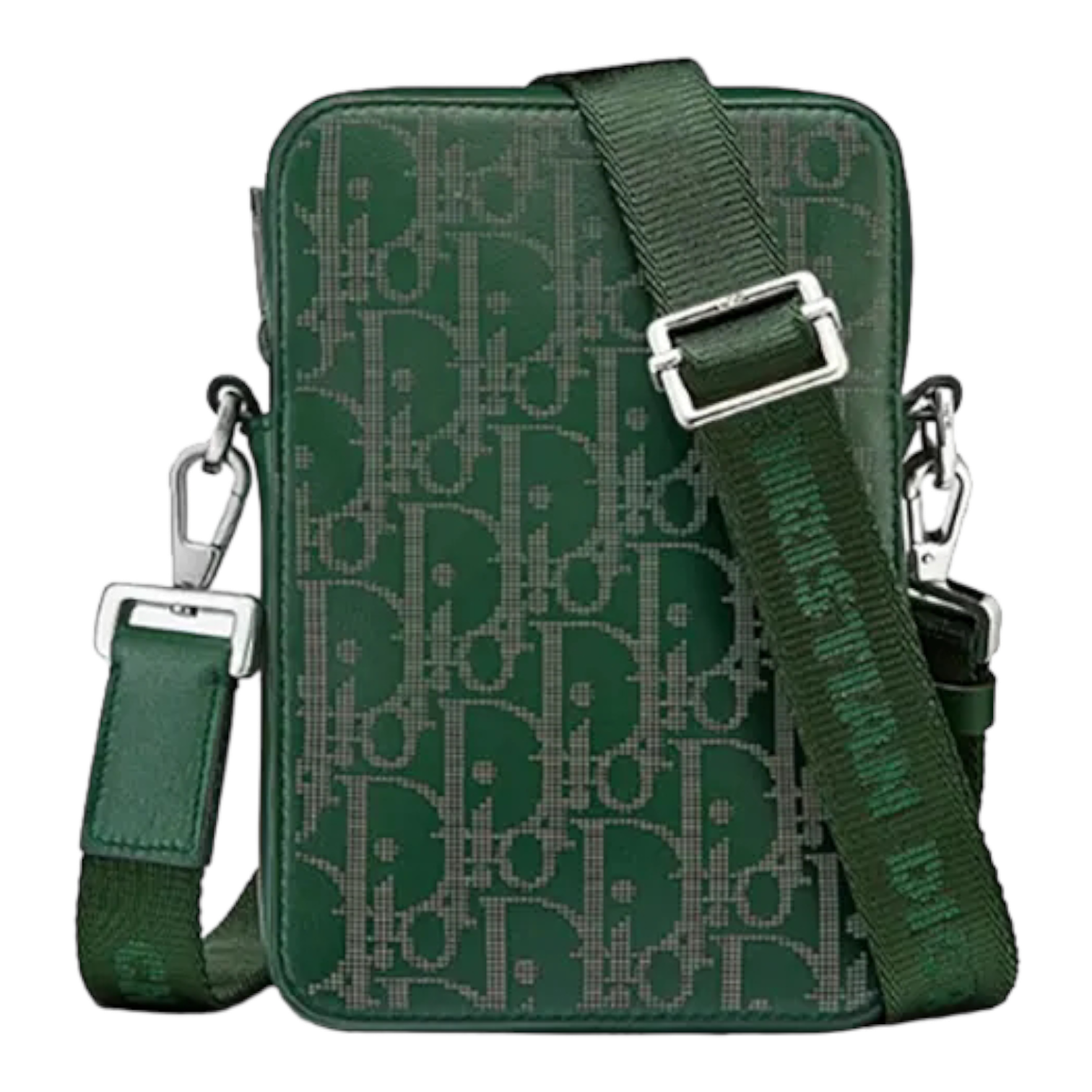 Dior Oblique Galaxy World Tour Messenger Pouch Green