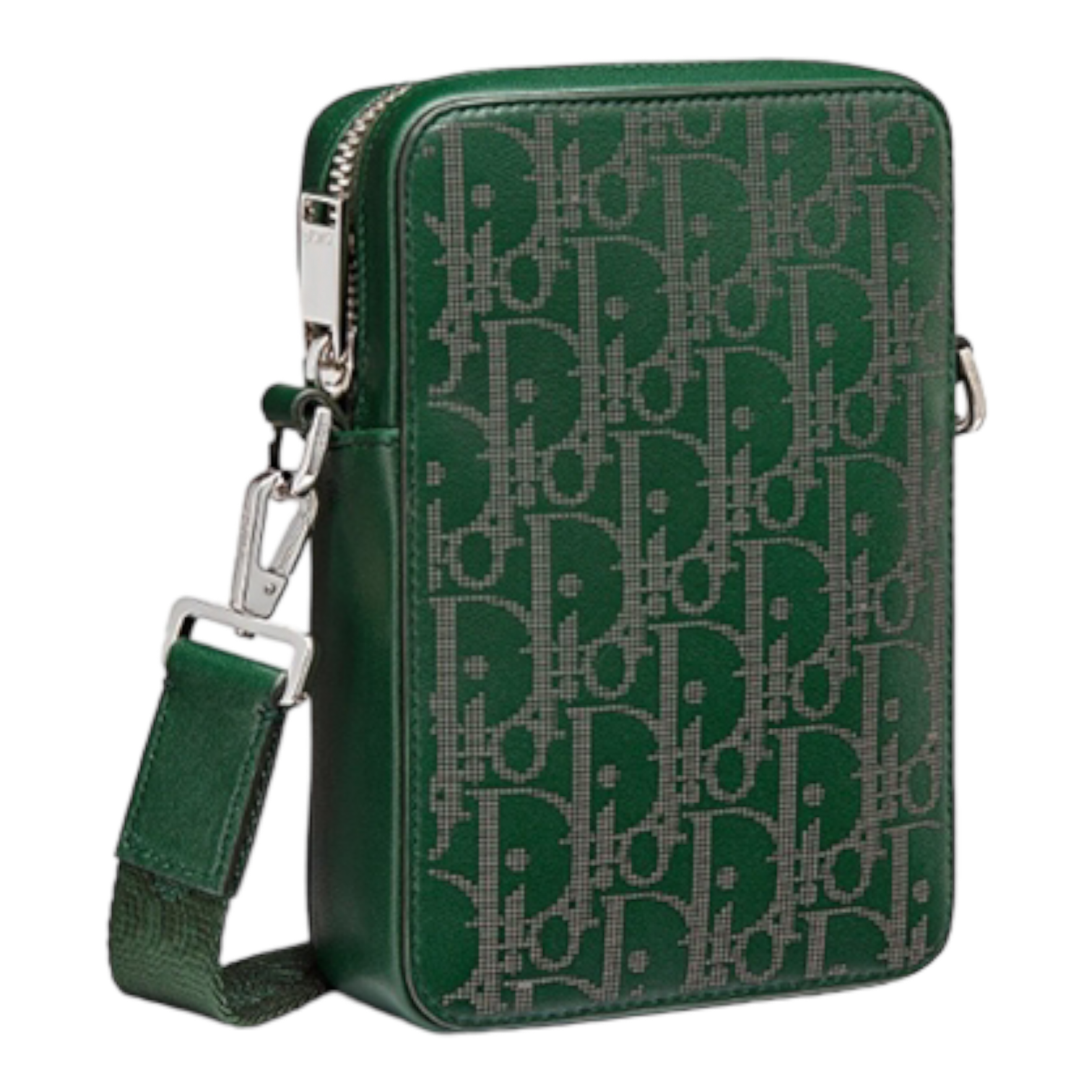 Dior Oblique Galaxy World Tour Messenger Pouch Green