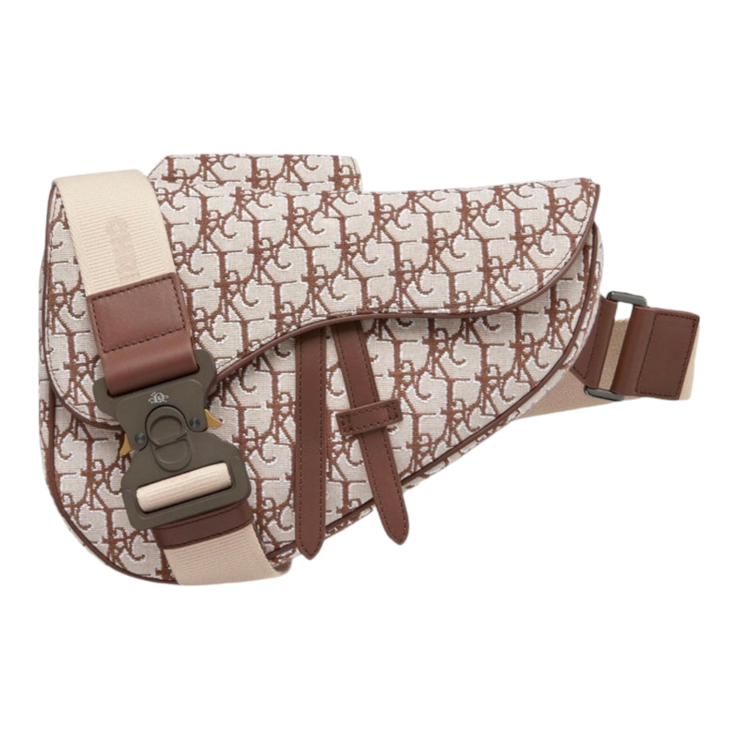 Dior Cactus Jack Oblique Jacquard Saddle Bag