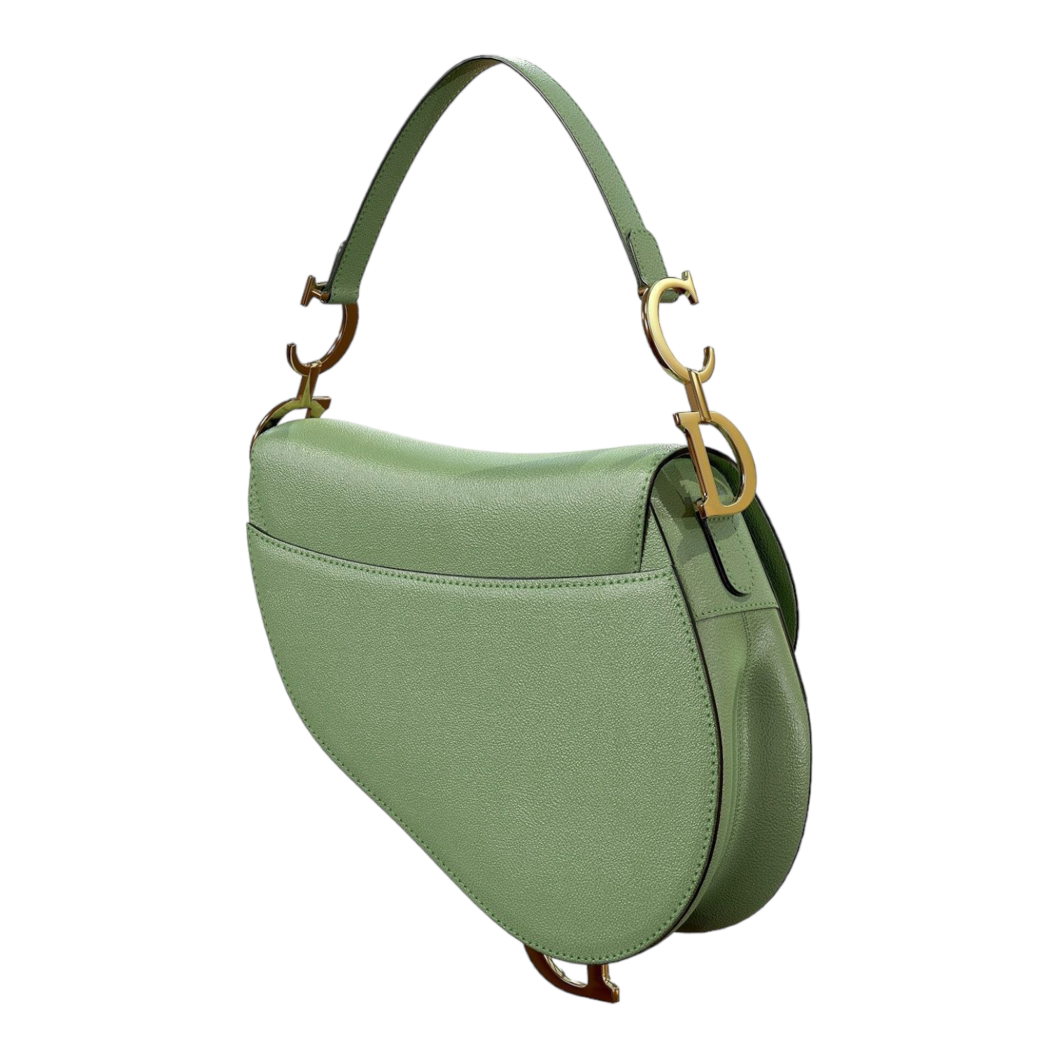 Dior Saddle Bag Mint Green Leather