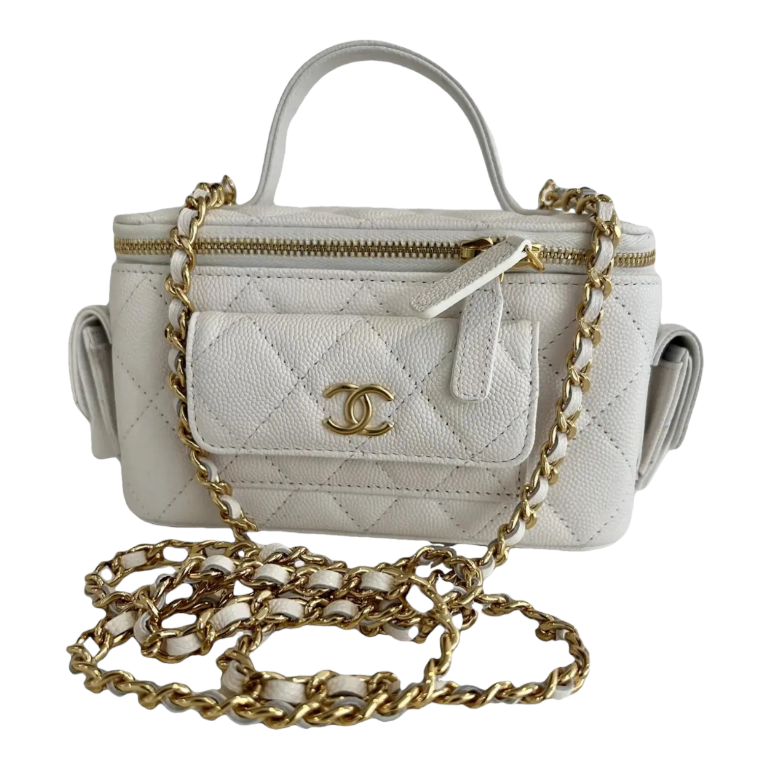 Chanel Vanity Leather Handbag