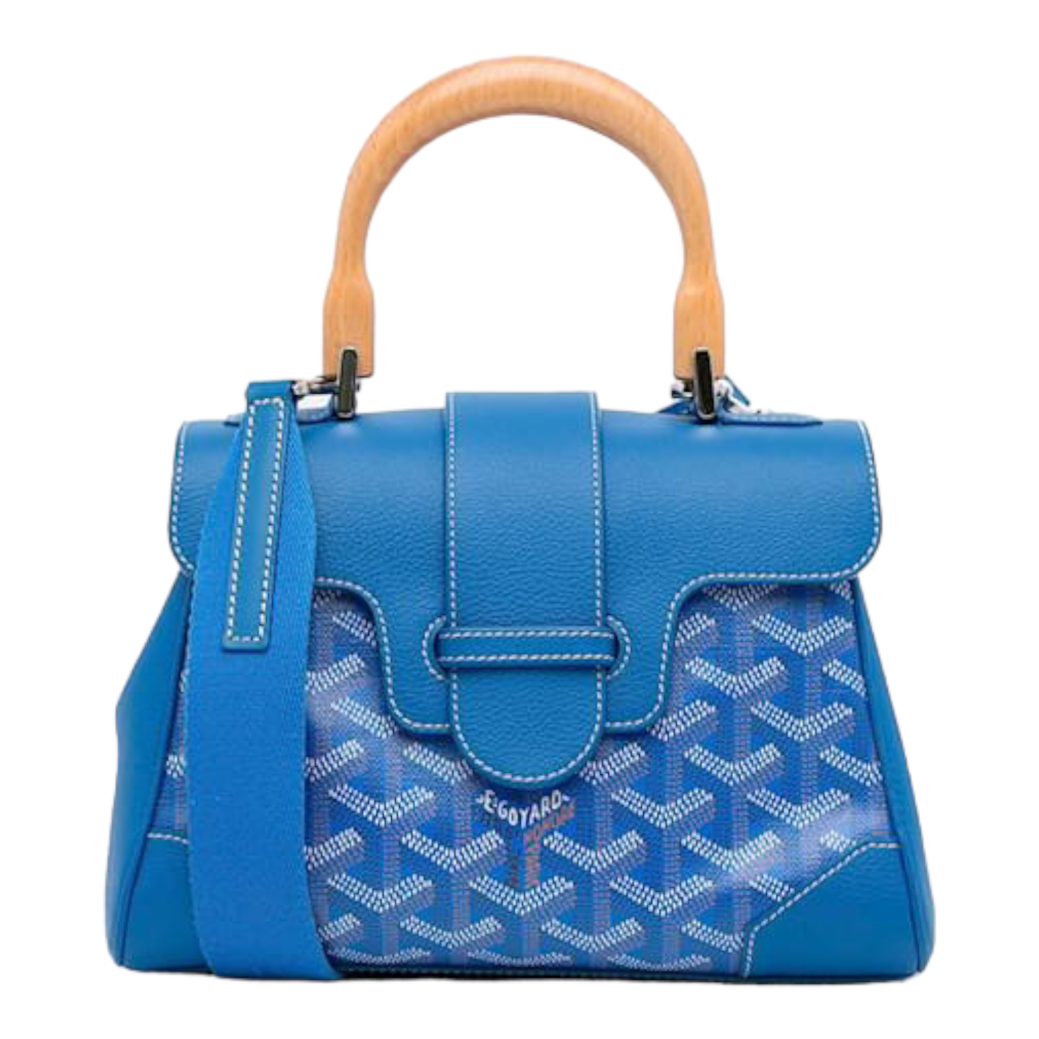 Goyard Blue Mini Goyardine Saigon