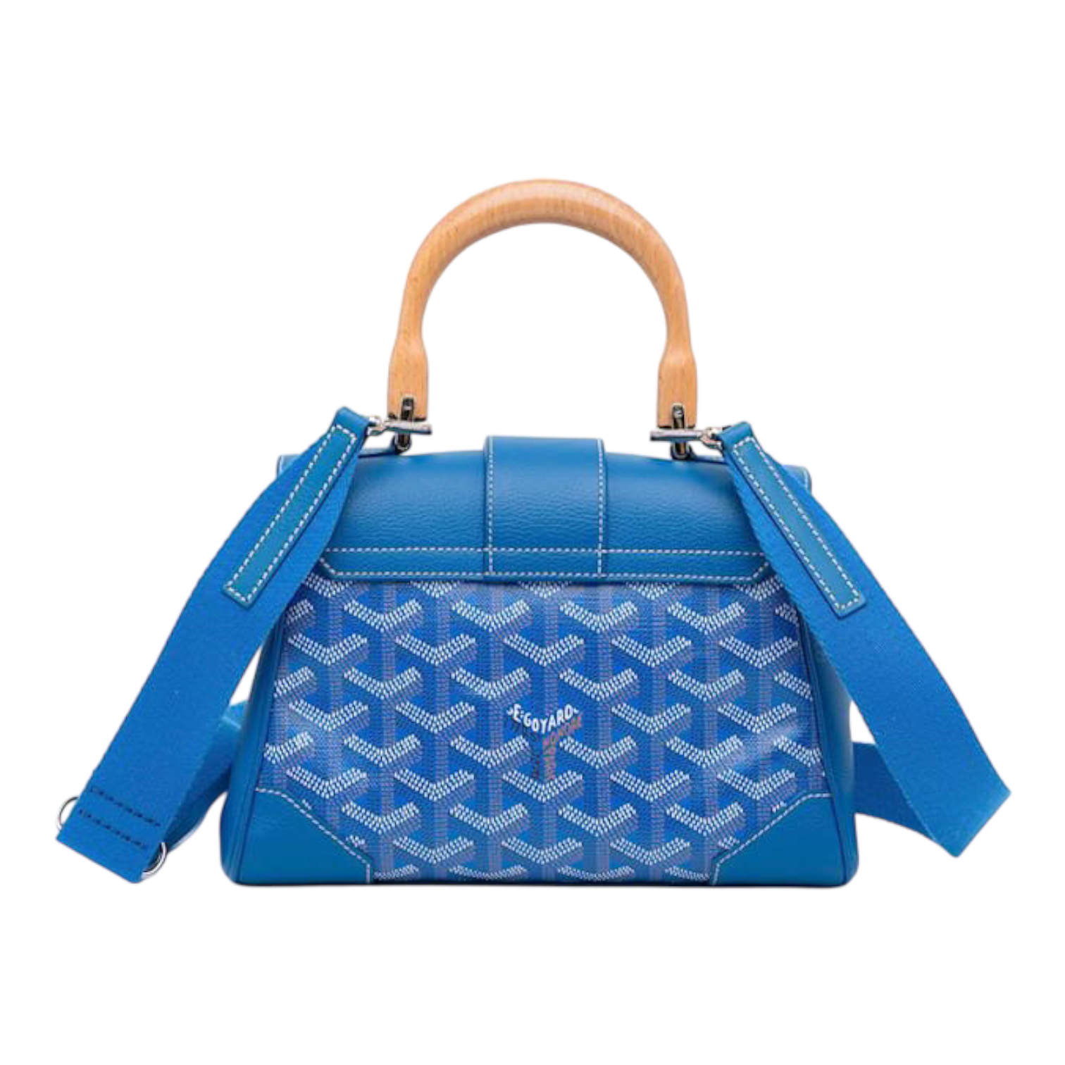 Goyard Blue Mini Goyardine Saigon