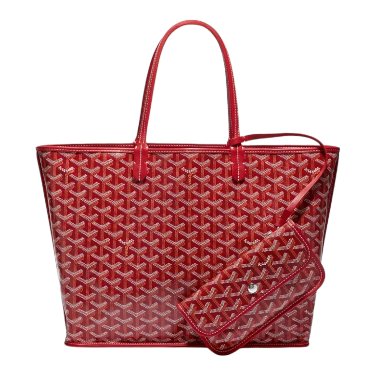 Goyard Saint Louis PM Tote Bag Red