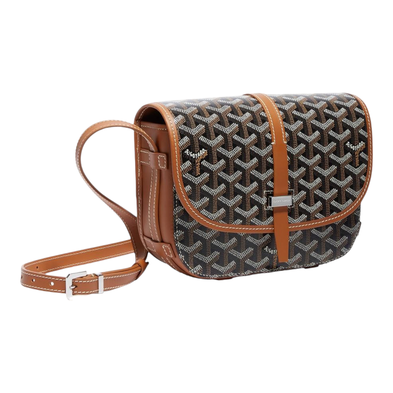 Goyard Belvedere Pm Bag Black & Tan