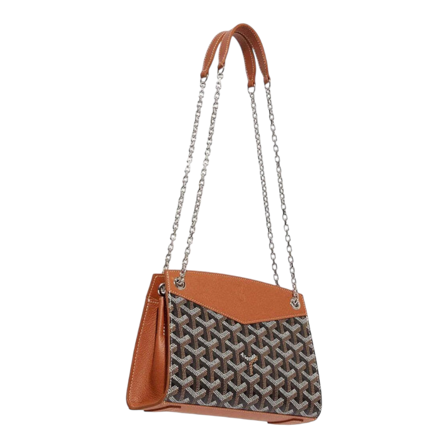 Goyard Rouette Structure Mini Shoulder Bag Black Tan