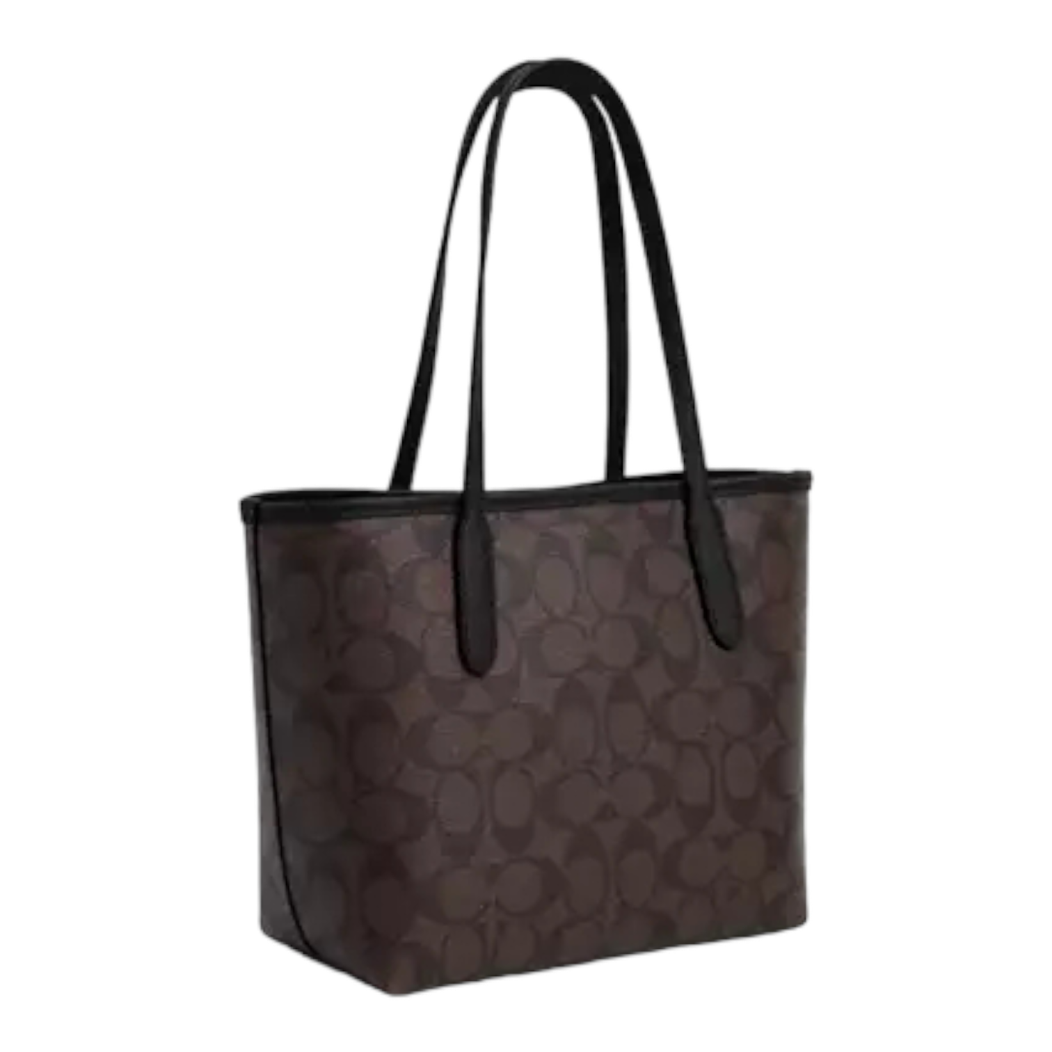 Coach Mini City Tote In Signature Canvas