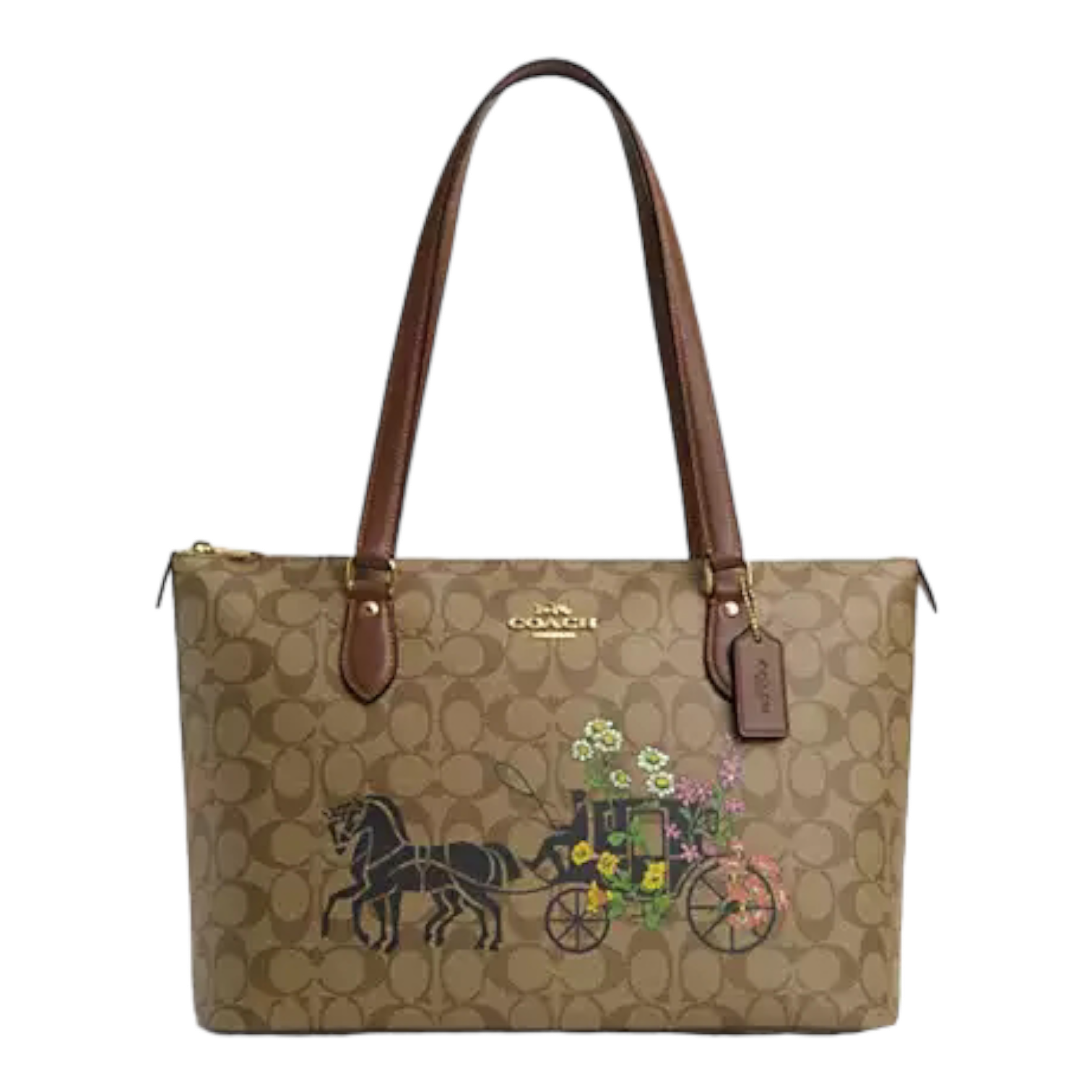 Coach Gallery Tote Bag In Signature Canvas