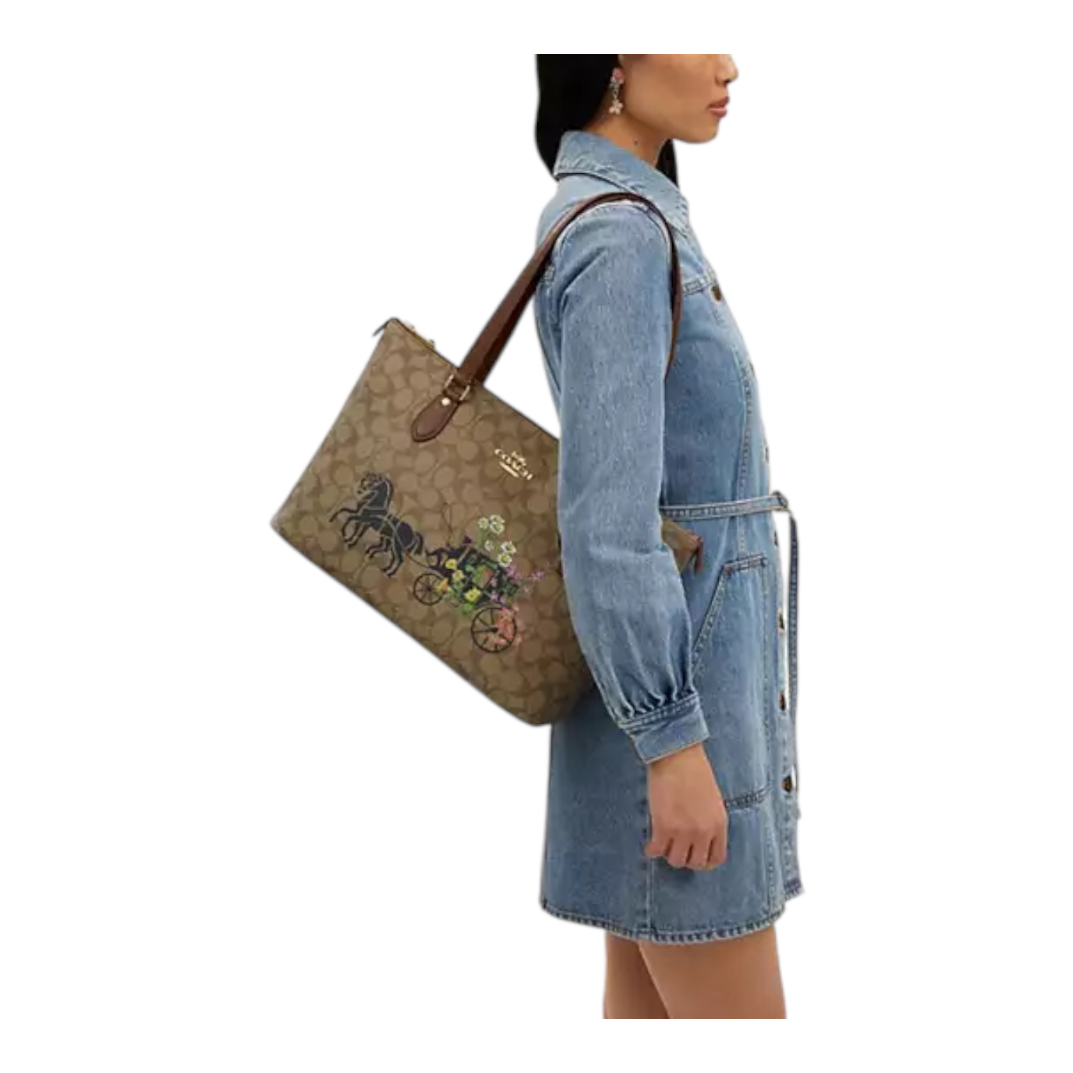 Coach Gallery Tote Bag In Signature Canvas