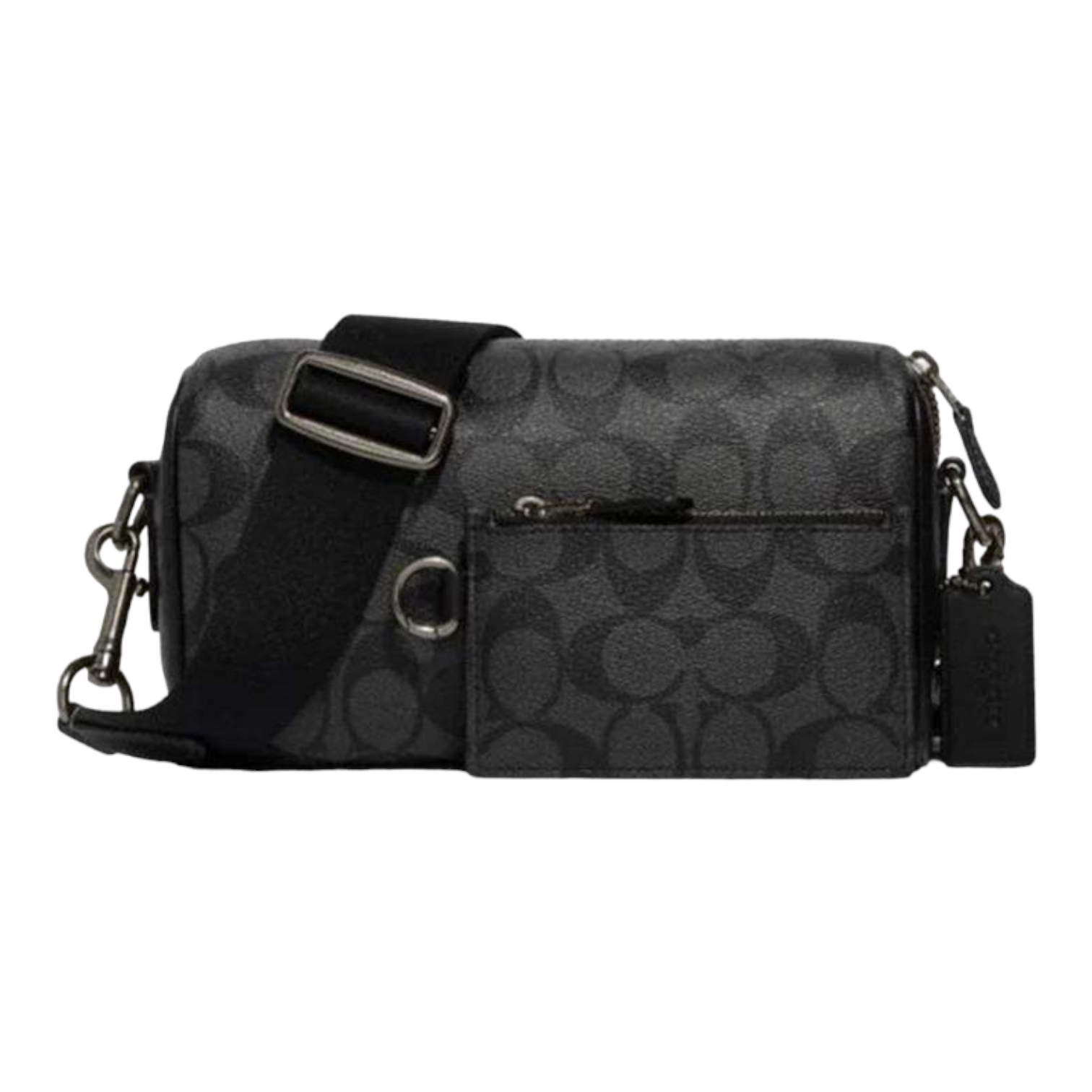 Coach Black Signature Canvas and Leather Holden Crossbody Bag