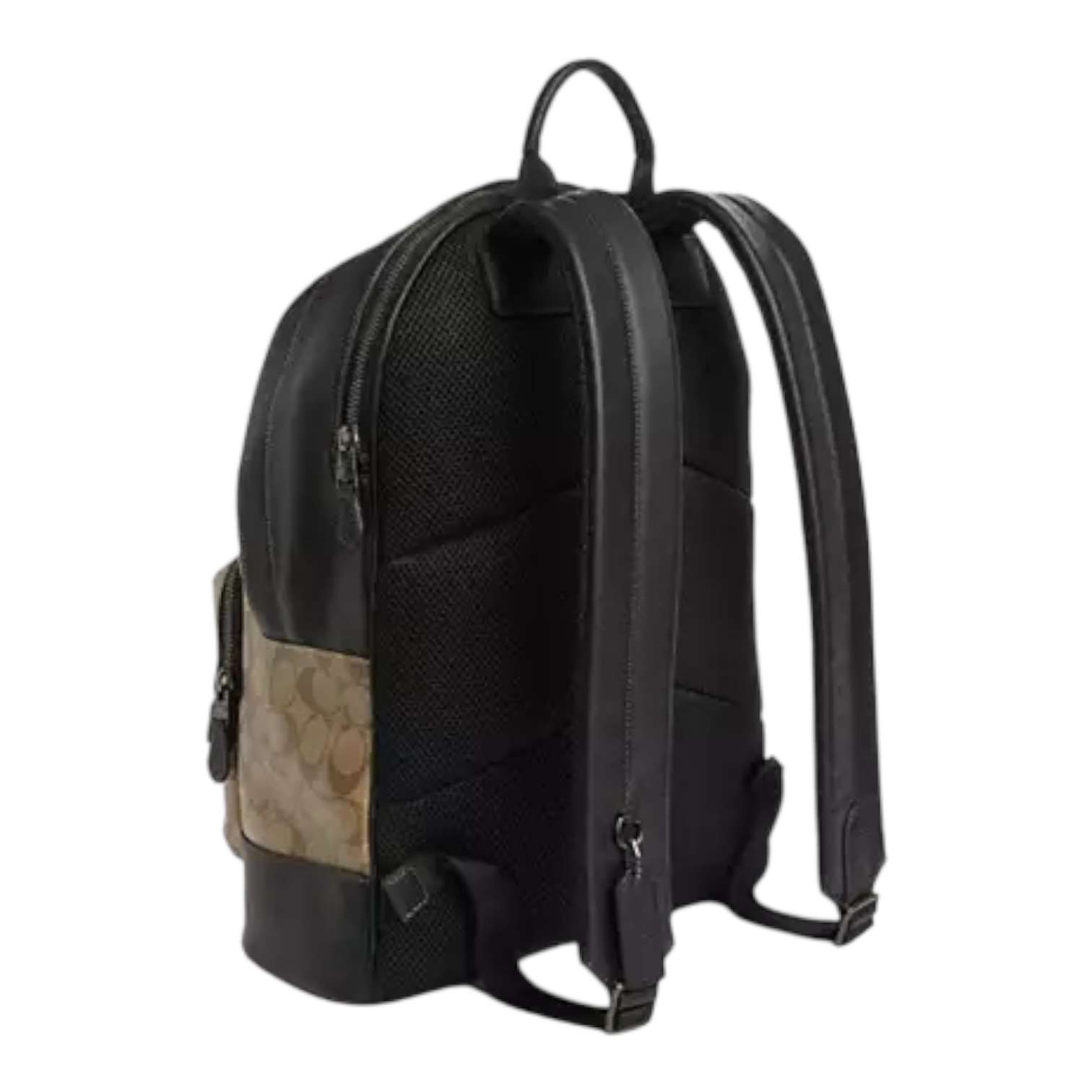 Coach West Backpack In Blocked Signature Canvas With Varsity Stripe