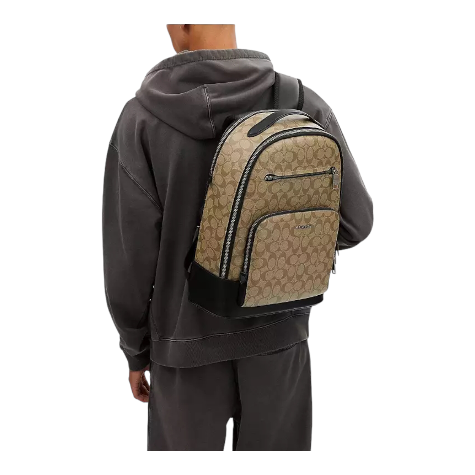 Coach Ethan Backpack In Signature "Khaki"