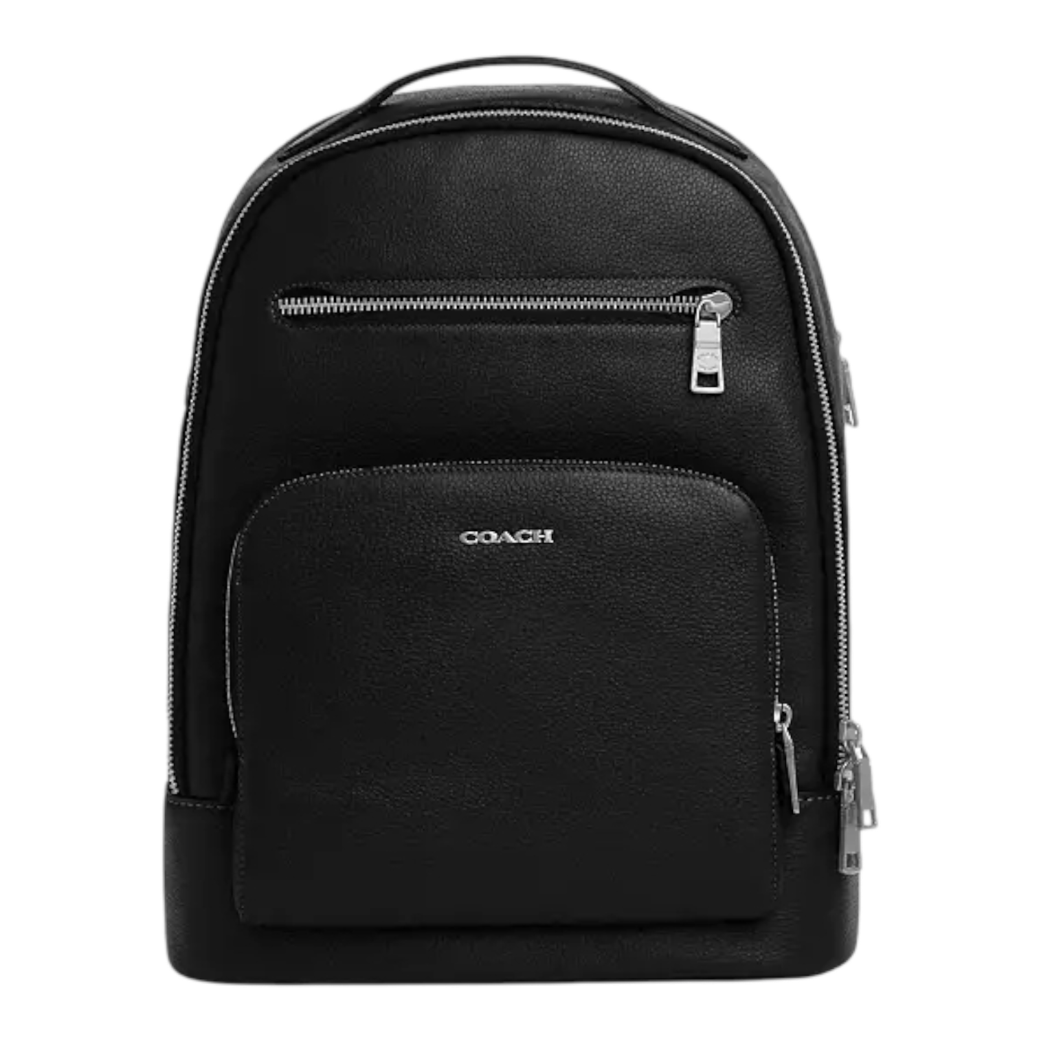 Coach Ethan Backpack In Signature "Silver Black"