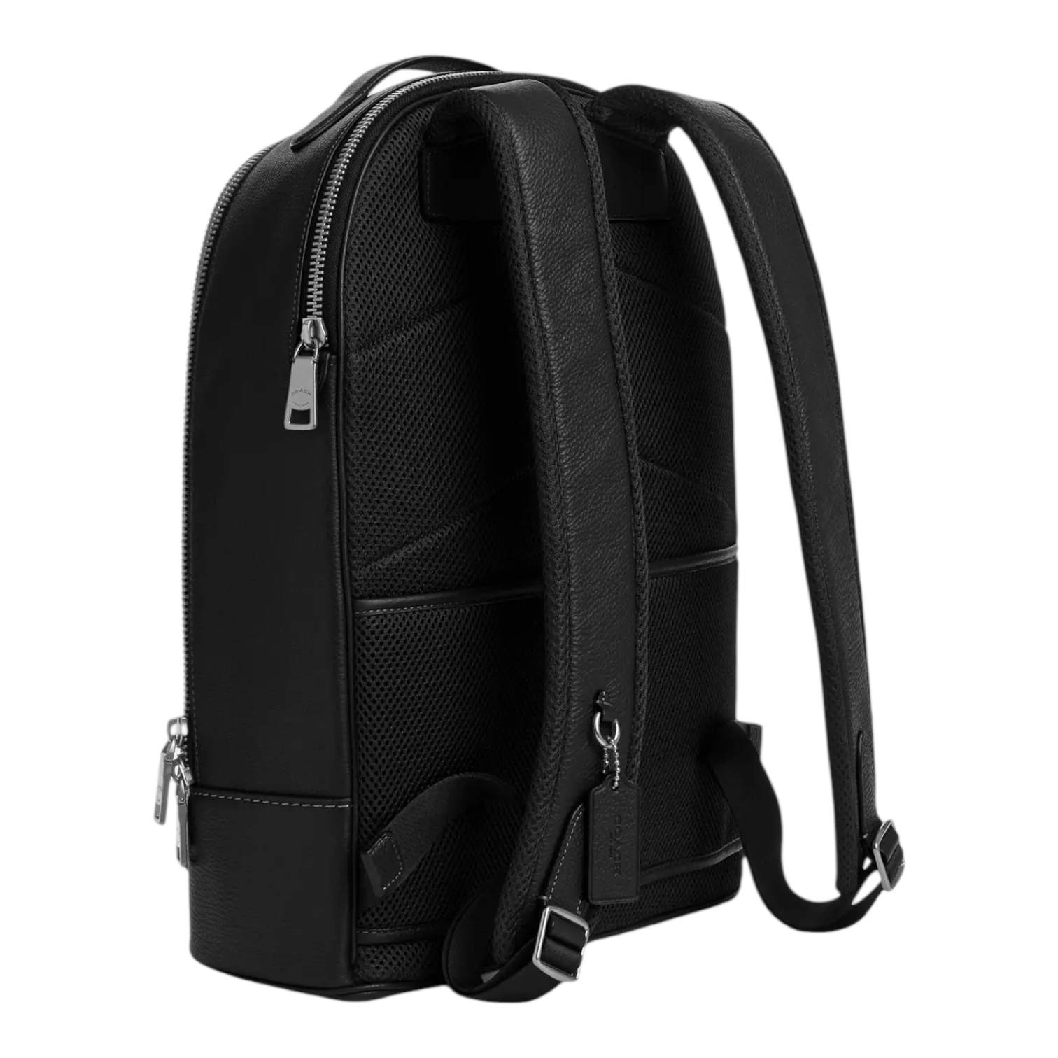 Coach Ethan Backpack In Signature "Silver Black"