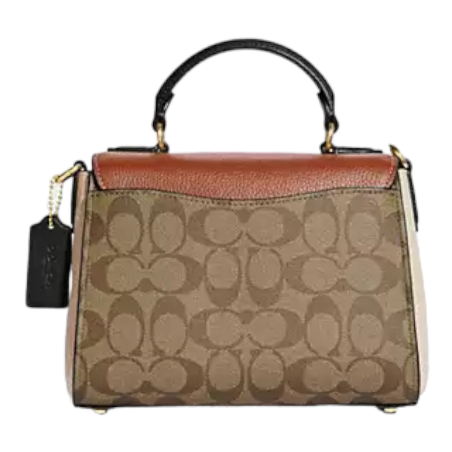 Coach Morgan Top Handle Satchel Bag In Colorblock Signature Canvas