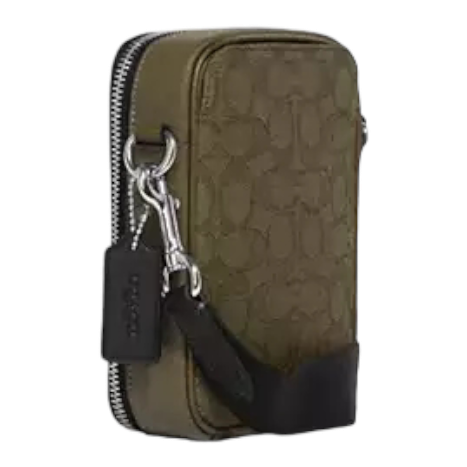 Coach Stanton Crossbody In Signature Jacquard "Olive"