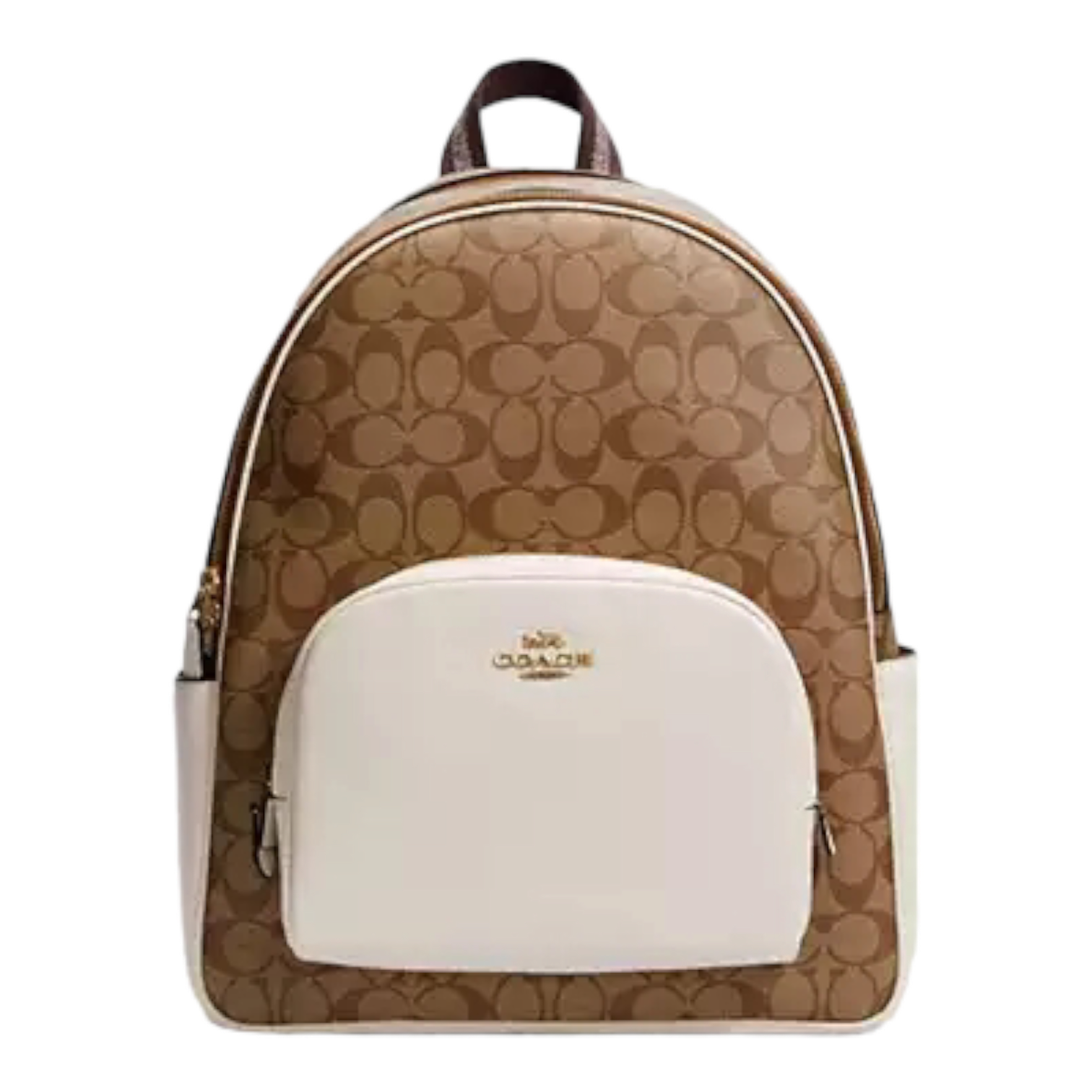 Coach Large Court Backpack In Signature Canvas