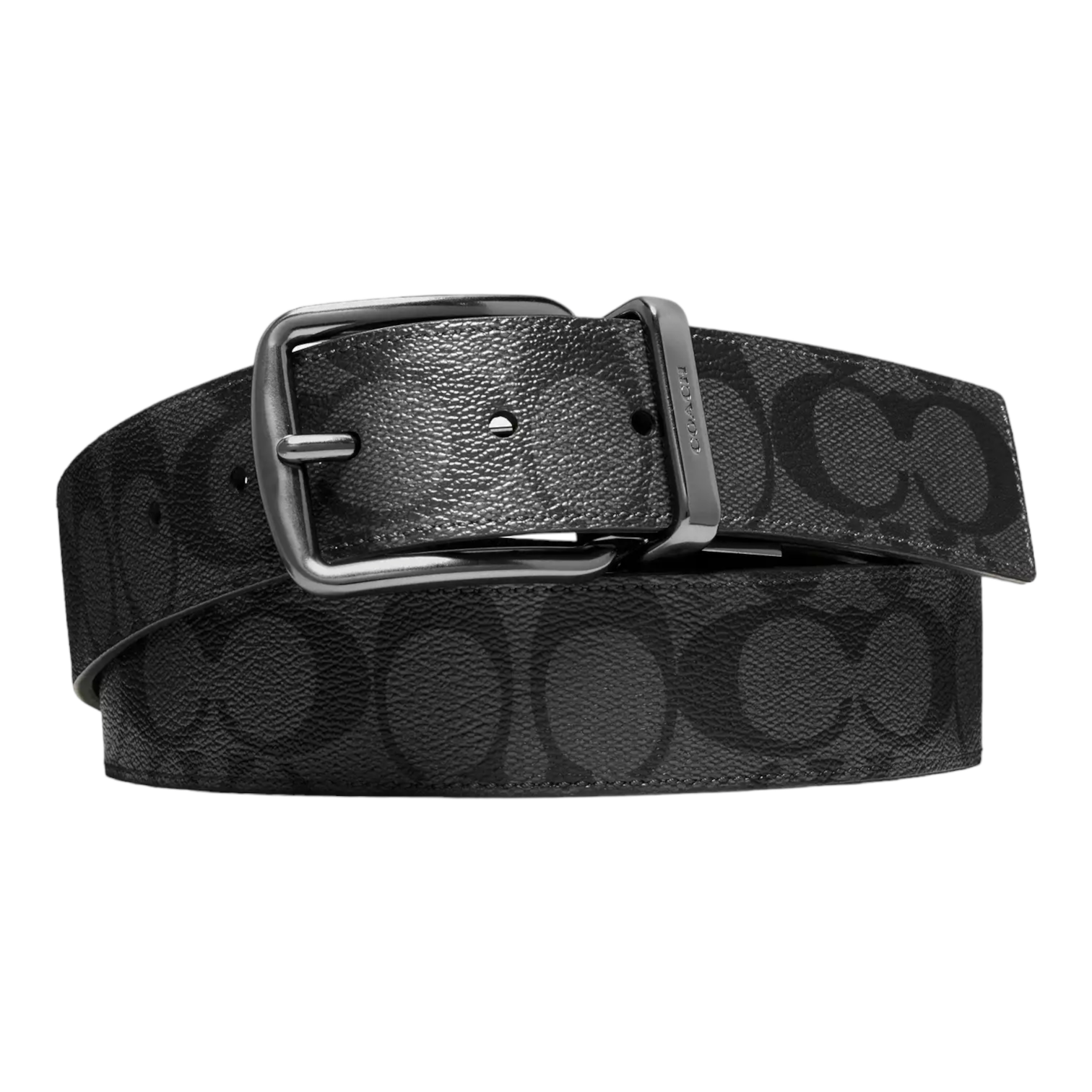 Coach Harness Buckle Cut To Size Reversible Belt, 38 Mm