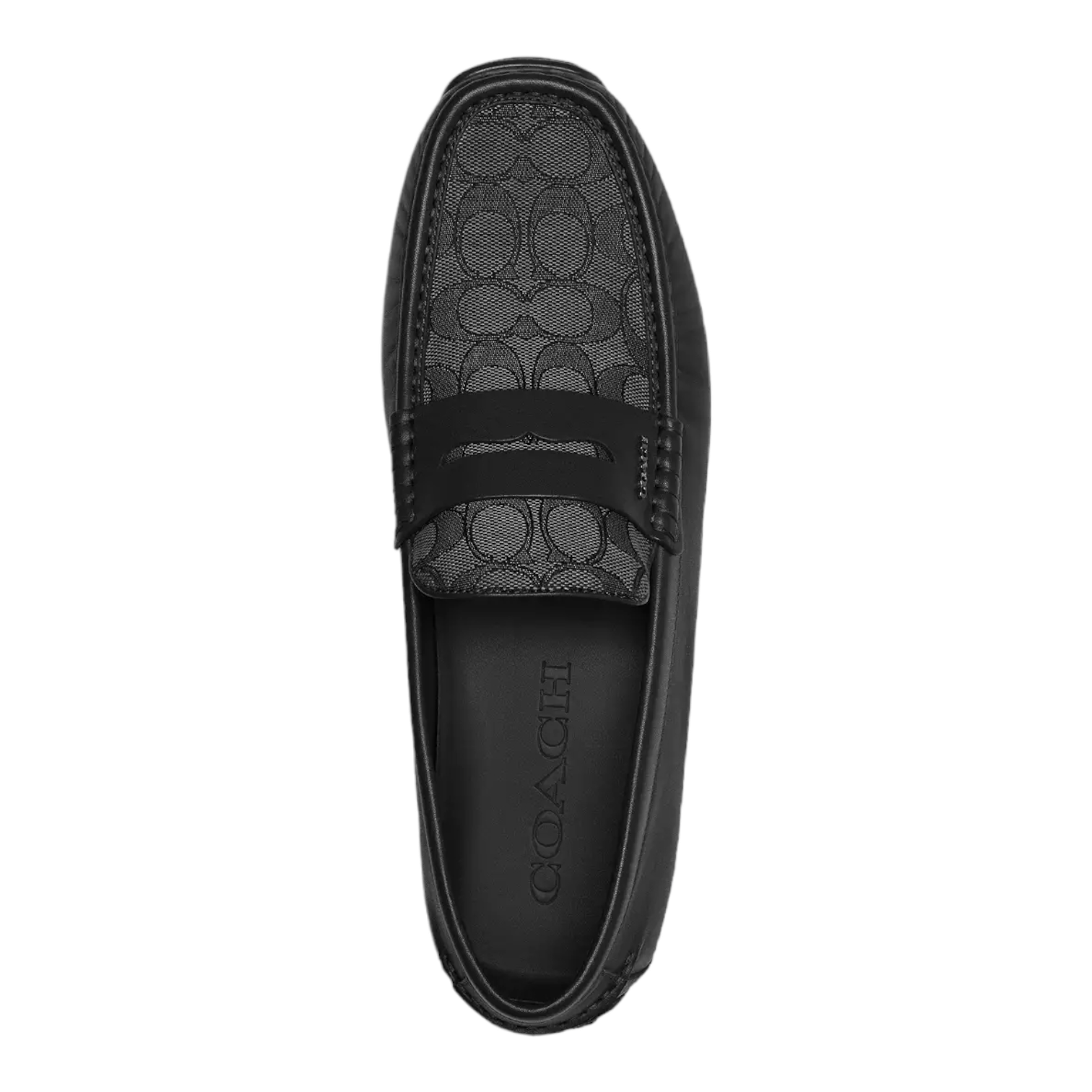 Coach Liam Driver In Signature Jacquard "Black"