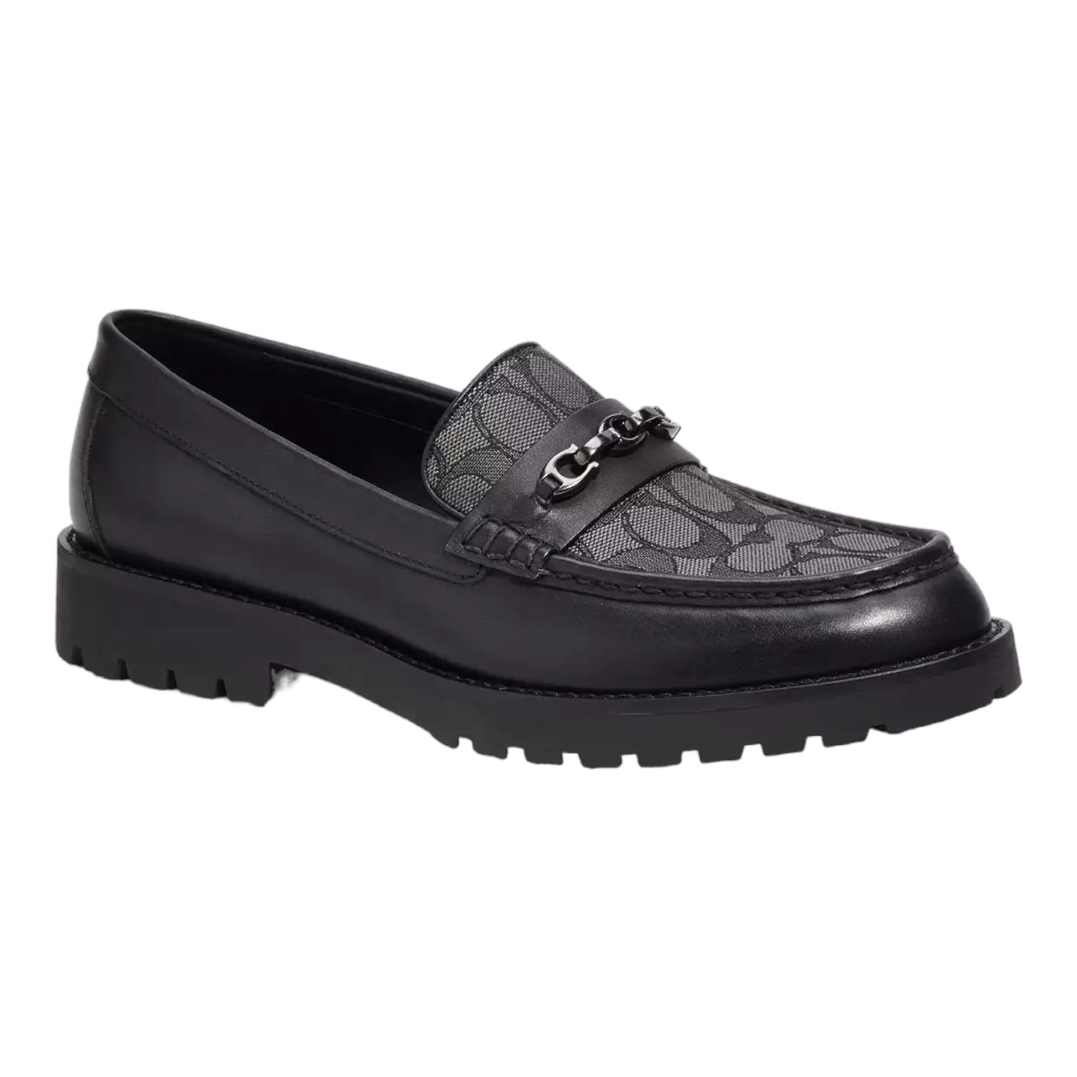 Coach Brooks Loafer In Signature Jacquard "Black"