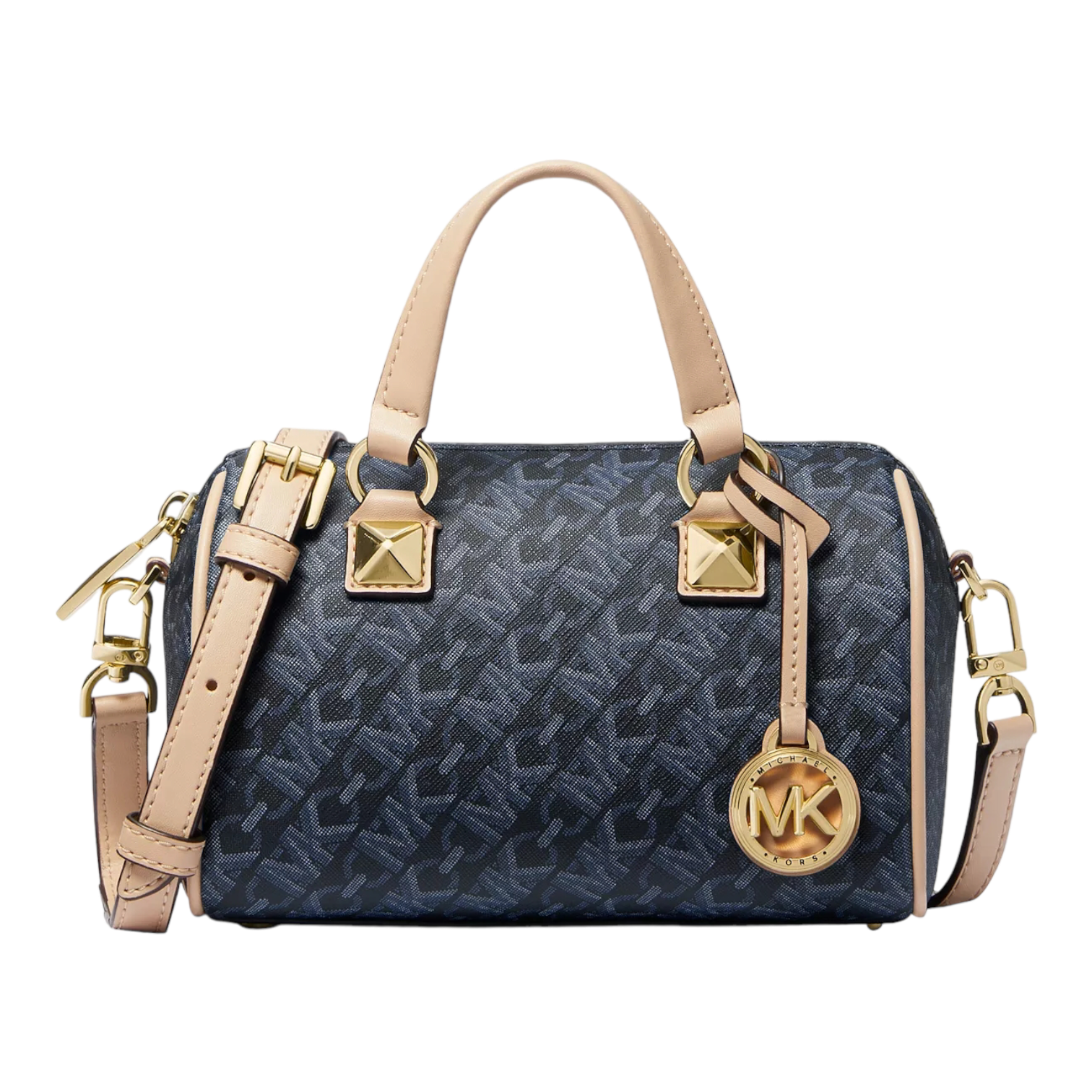 Michael Kors Empire Logo Grayson Small Duffel Crossbody