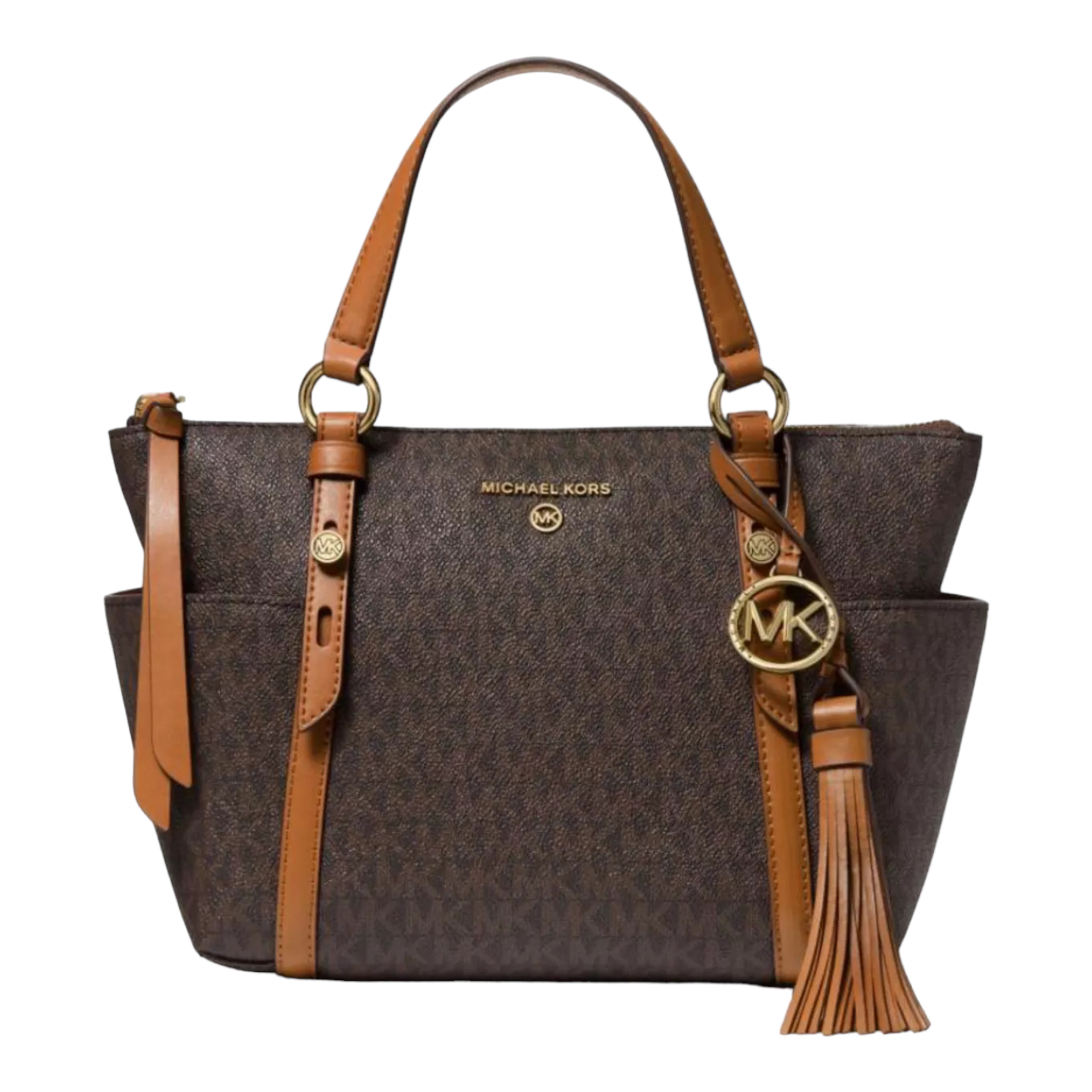 Michael Kors Logo Sullivan Convertible Top Zip Tote