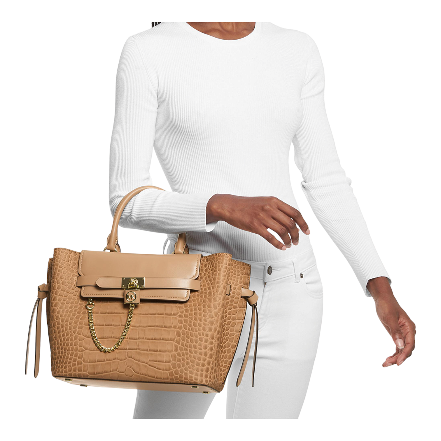 Michael Kors Camel Hamilton Legacy Satchel