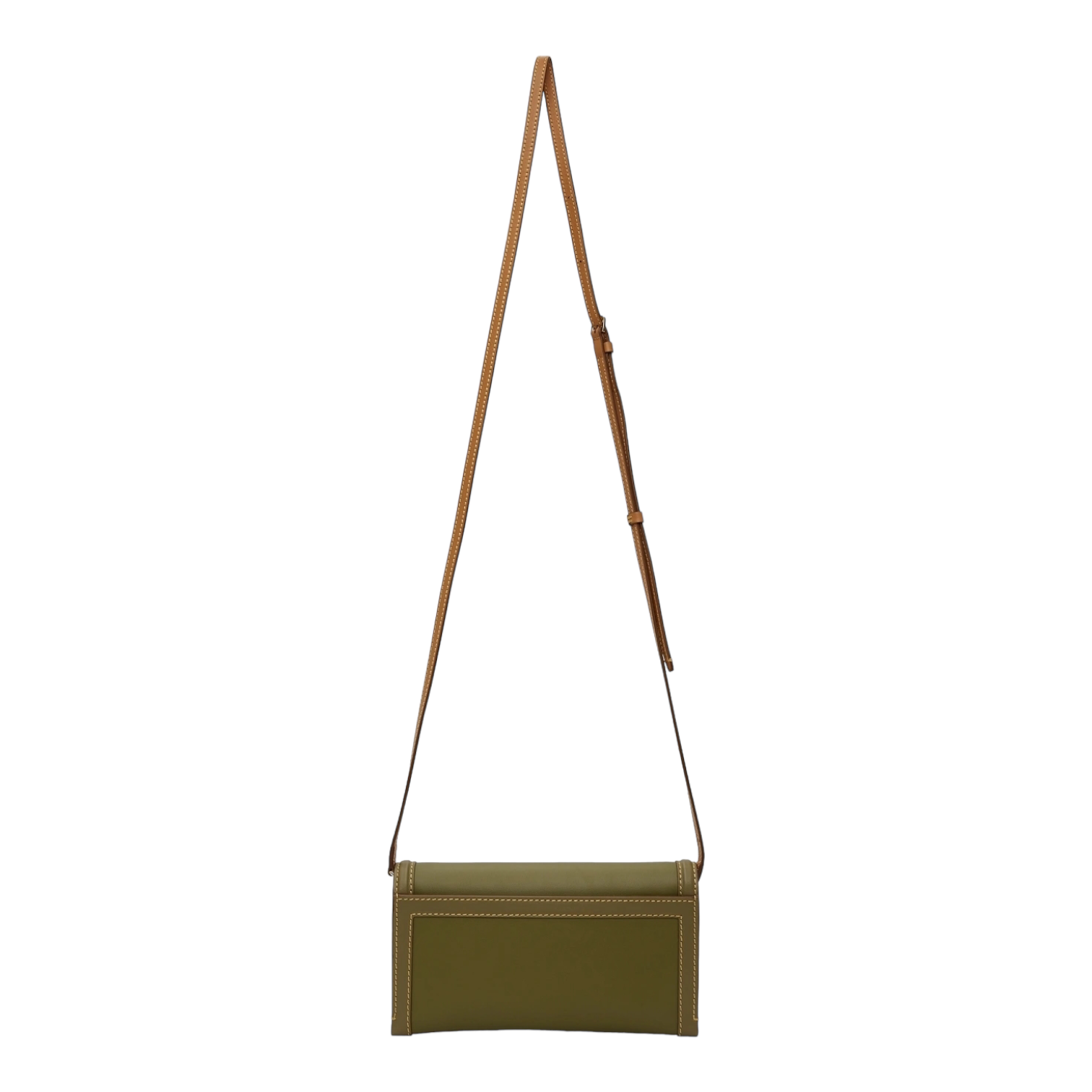 Burberry Green & Tan Phone Pocket Bag