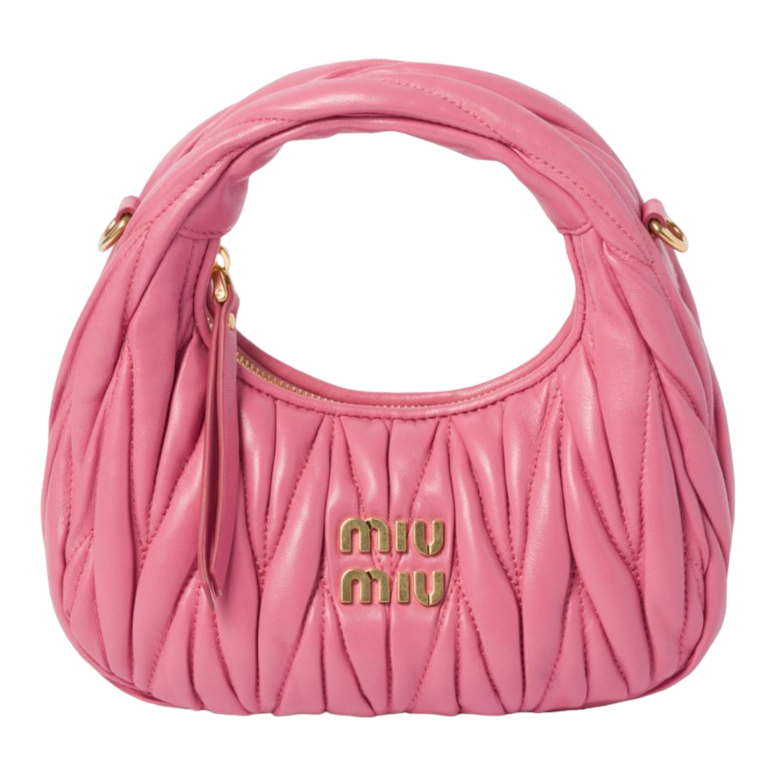 Miu Miu Small Matelassé Leather Wander Top-Handle Bag