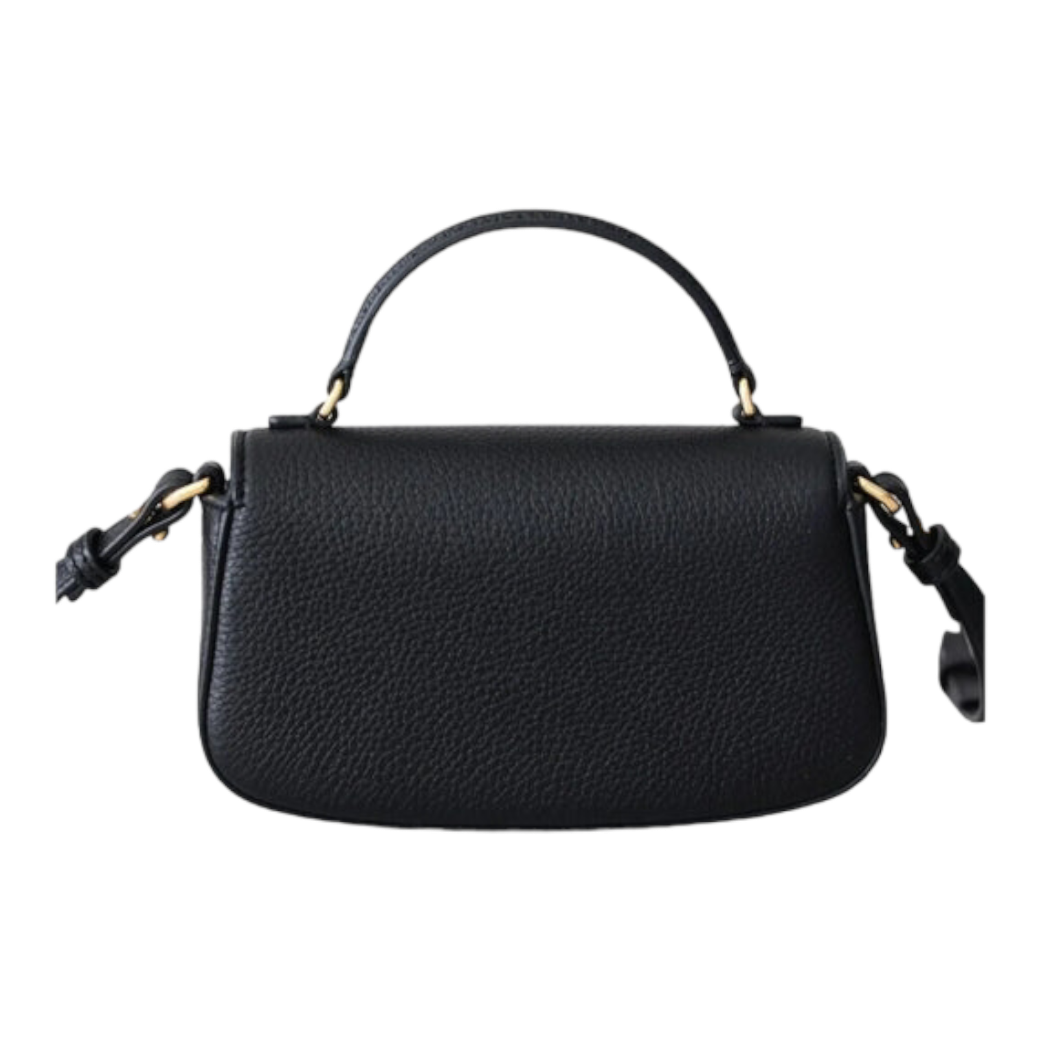 Tory Burch Britten Mini Top Handle Leather Bag Black