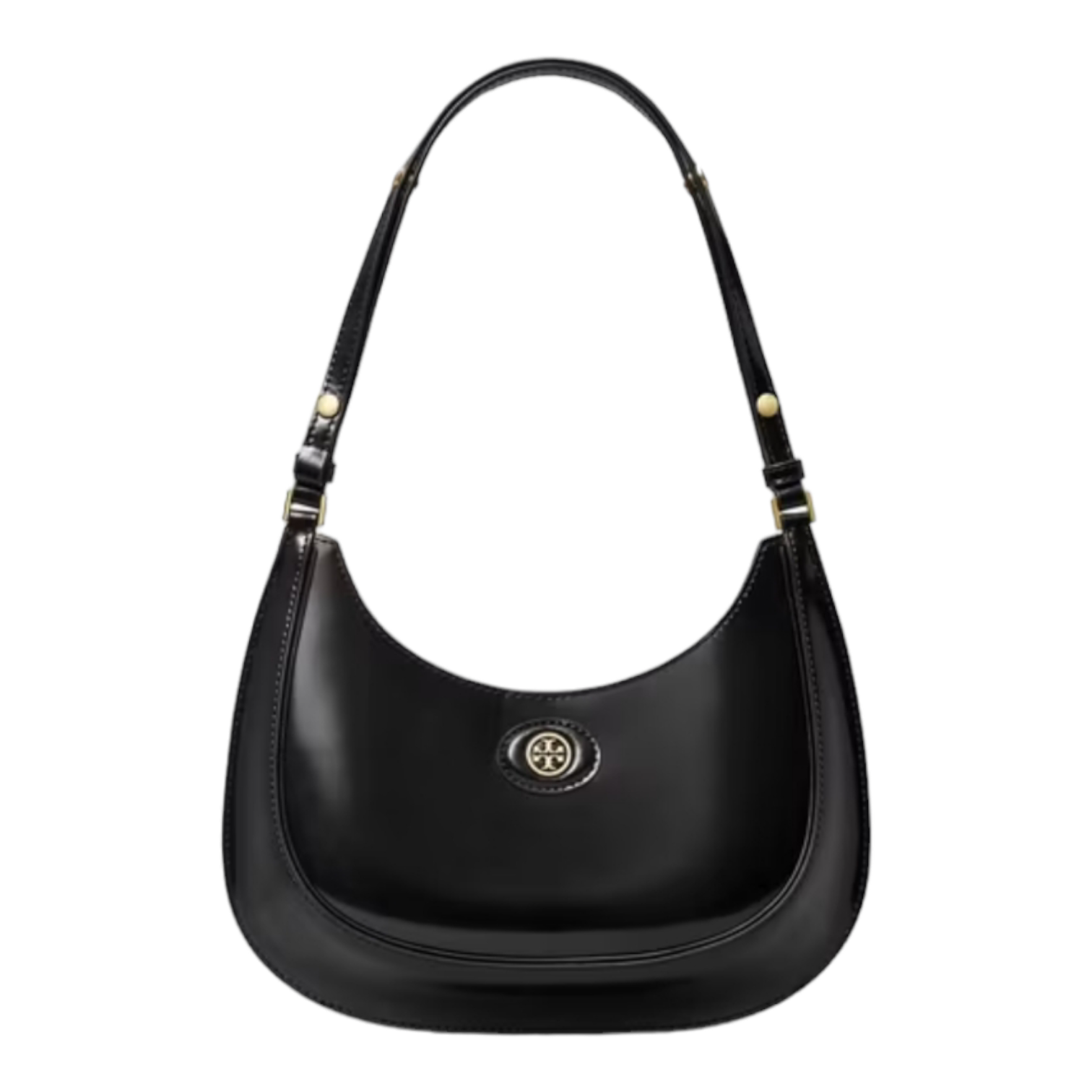 Tory Burch Robinson Spazzolato Medium Convertible Crescent Bag