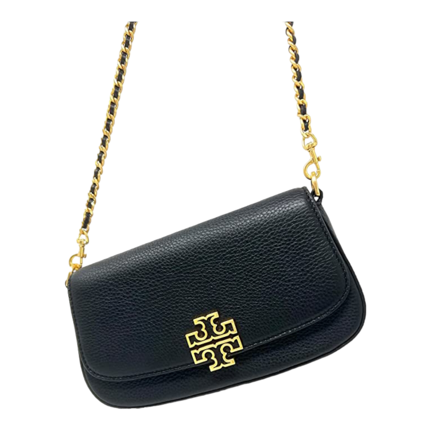 Tory Burch Britten Convertible Crossbody Bag in Black