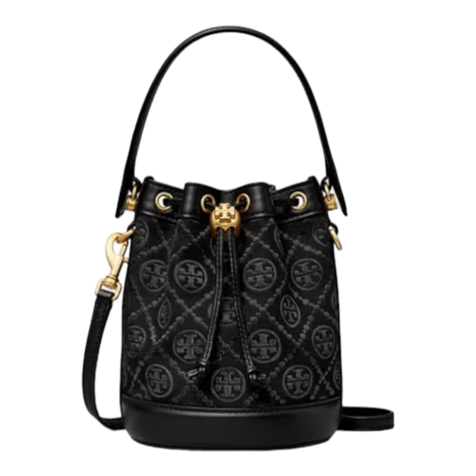 Tory Burch Mini T Monogram Bucket Bag